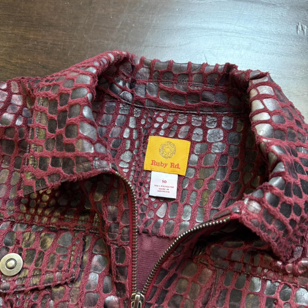 Ruby Rd. Women's Jacket - Burgundy/Red - 10 – Rub… - image 4