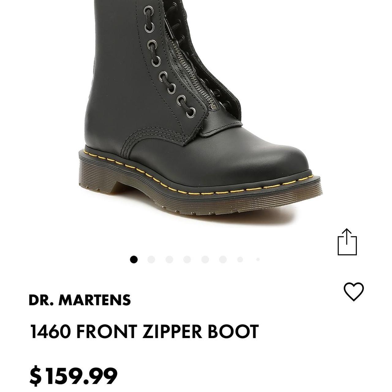 Doc martens front outlet zipper