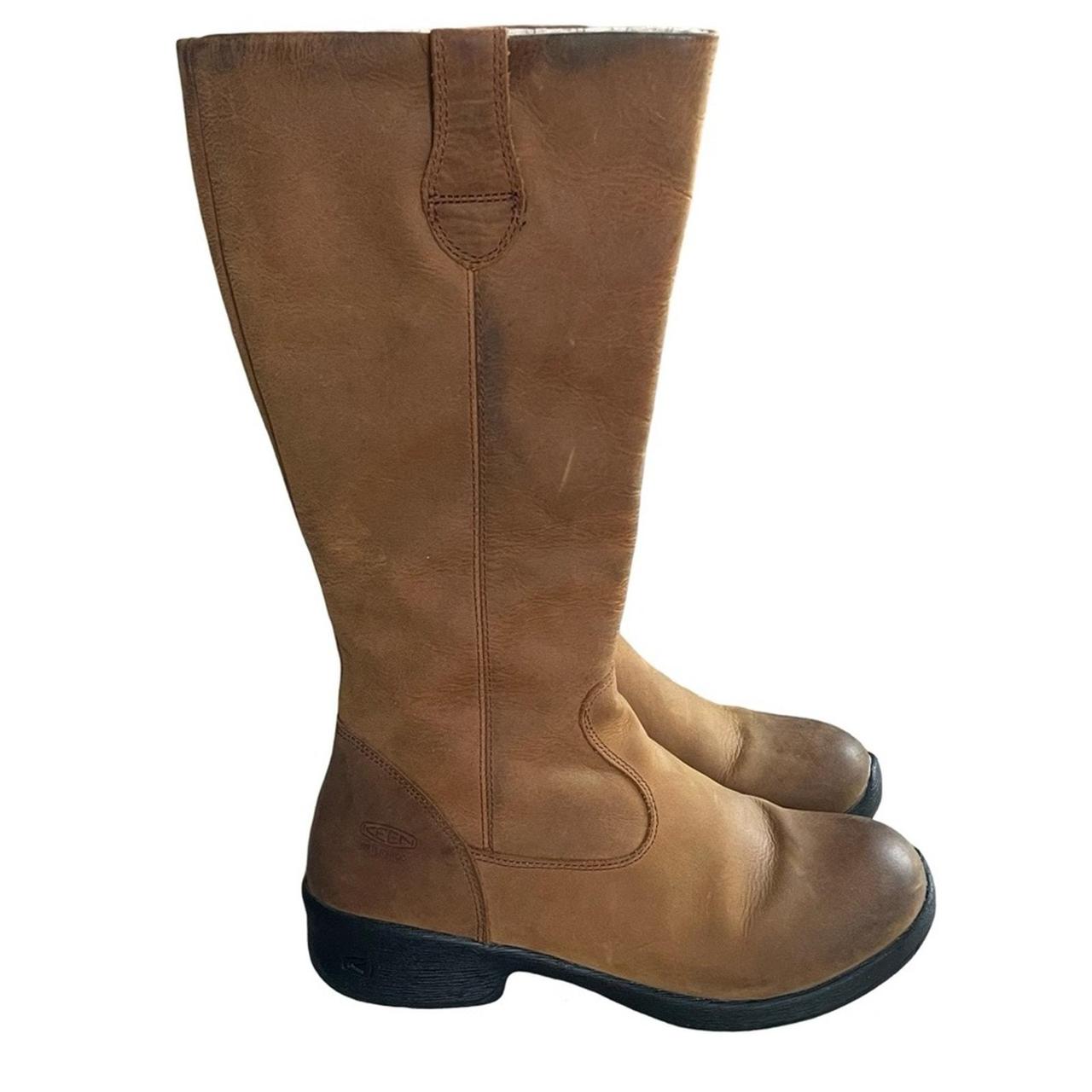 Keen Women's Boots Brown/Tan US – Keen Brown Leather