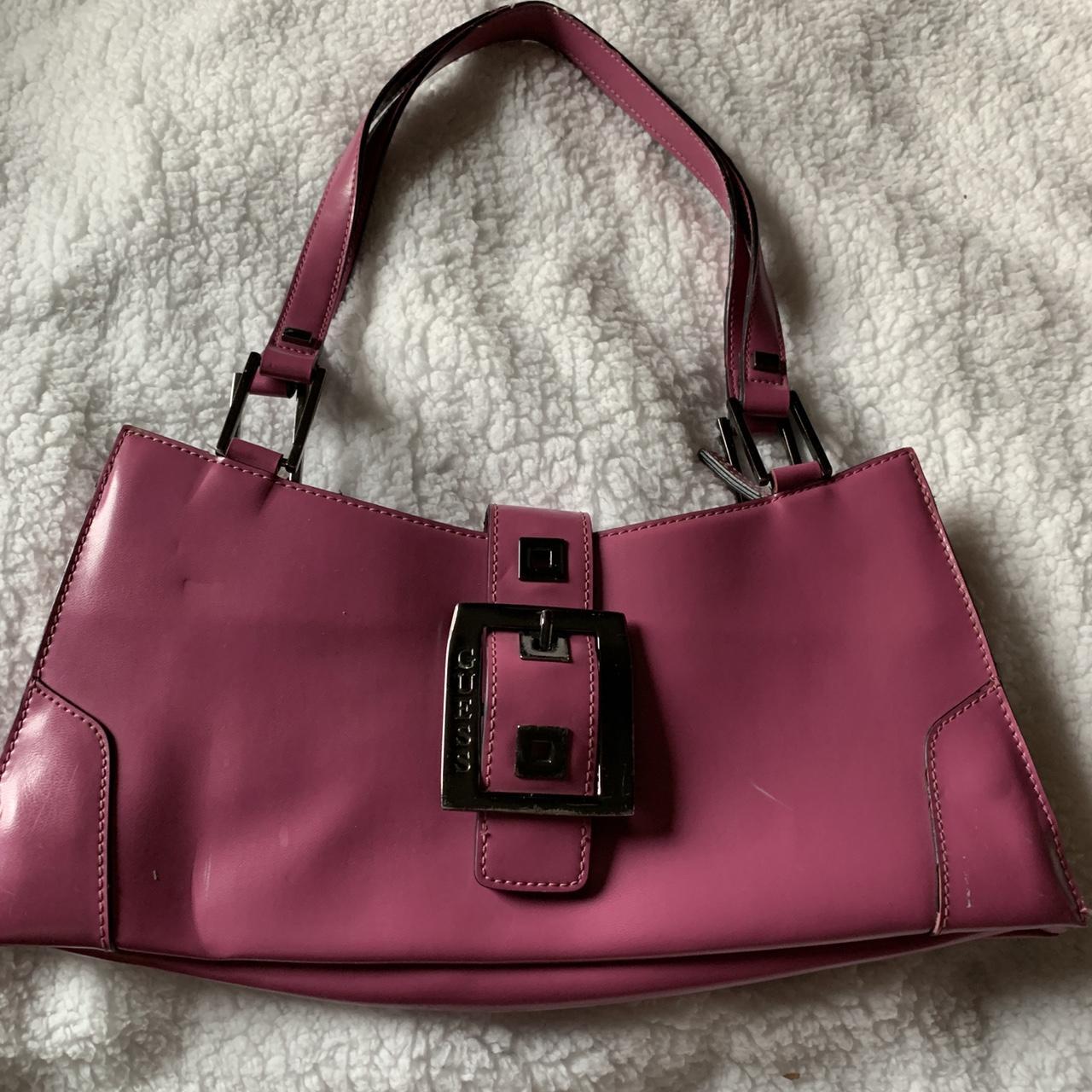 Y2k hot pink guess shoulder purse #guess #y2k #purse... - Depop