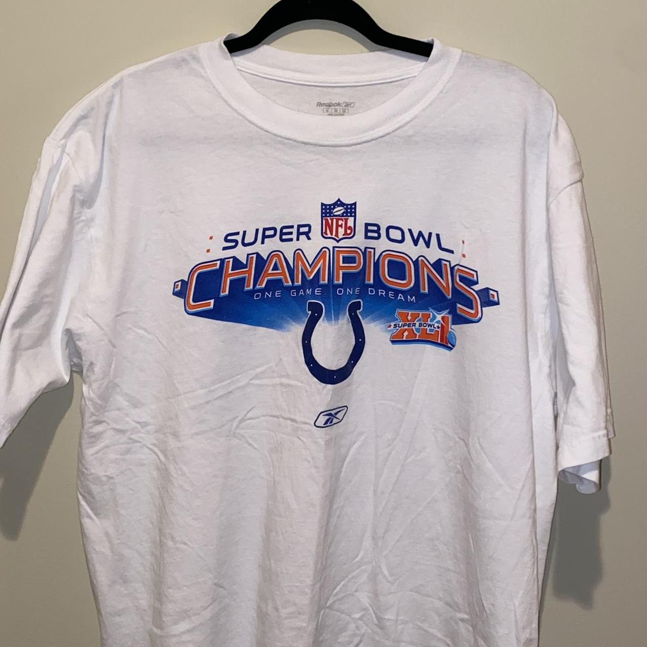 Super bowl XLI Colts graphic tee, size xl. Great