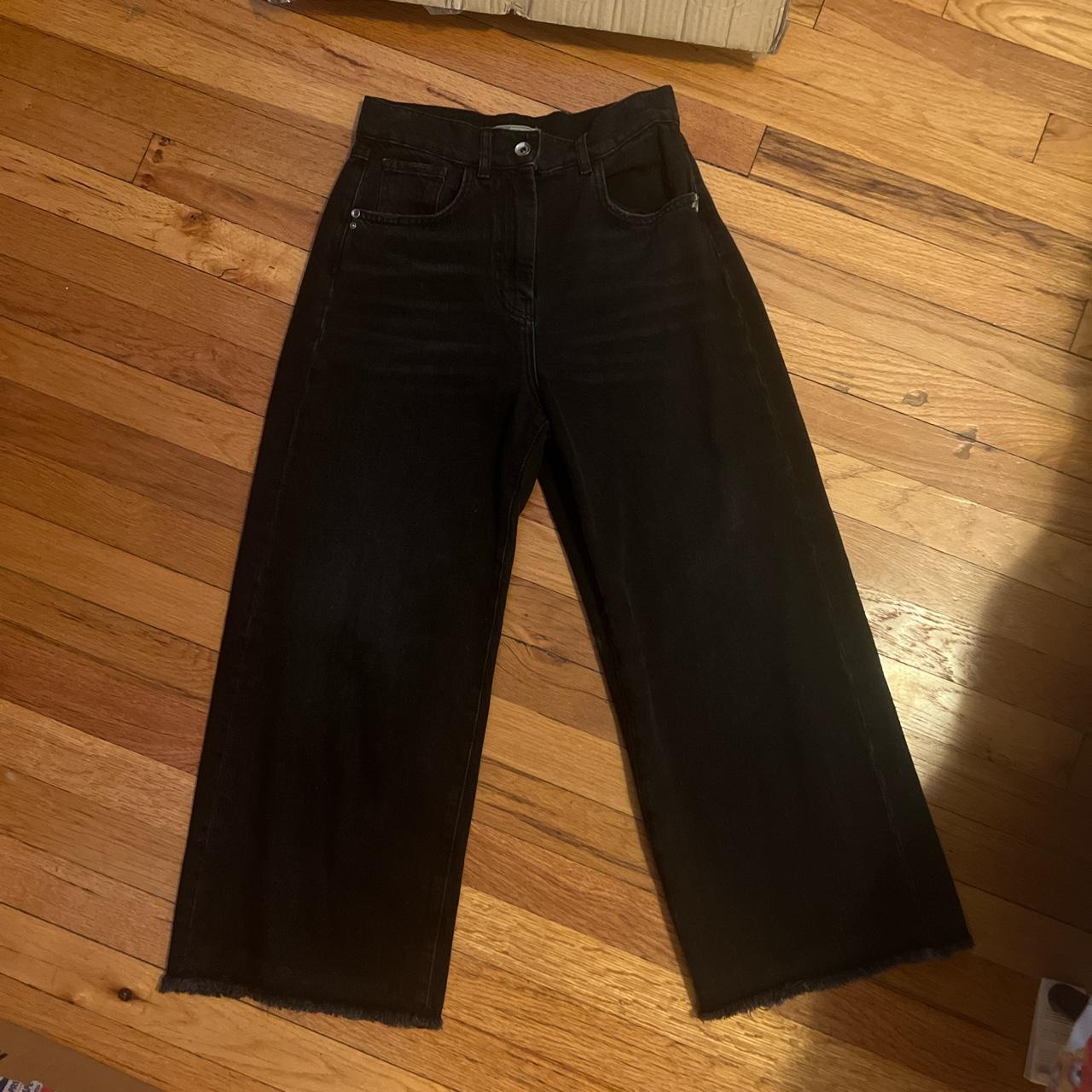 Black designer jeans. Bought for 200 but don t fit Depop