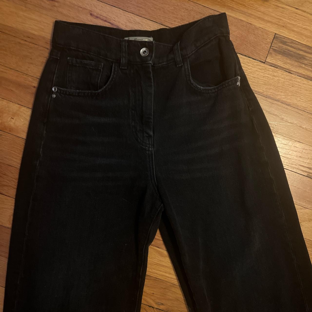 Black designer jeans. Bought for 200 but don t fit