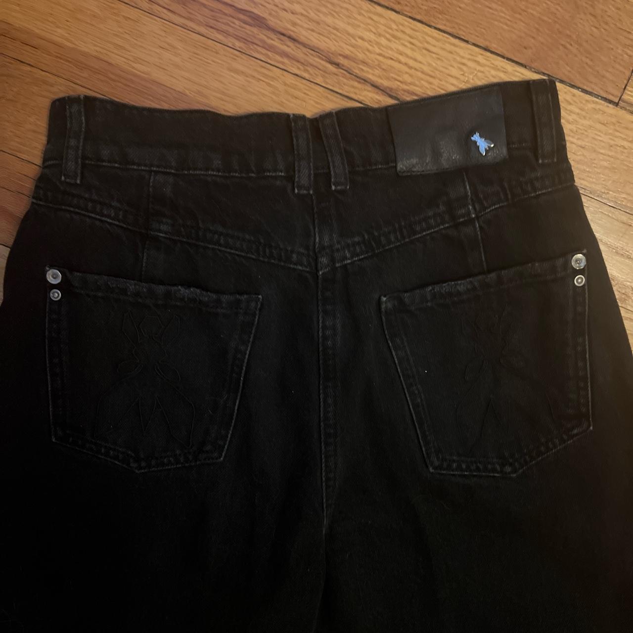 Black designer jeans. Bought for 200 but don t fit