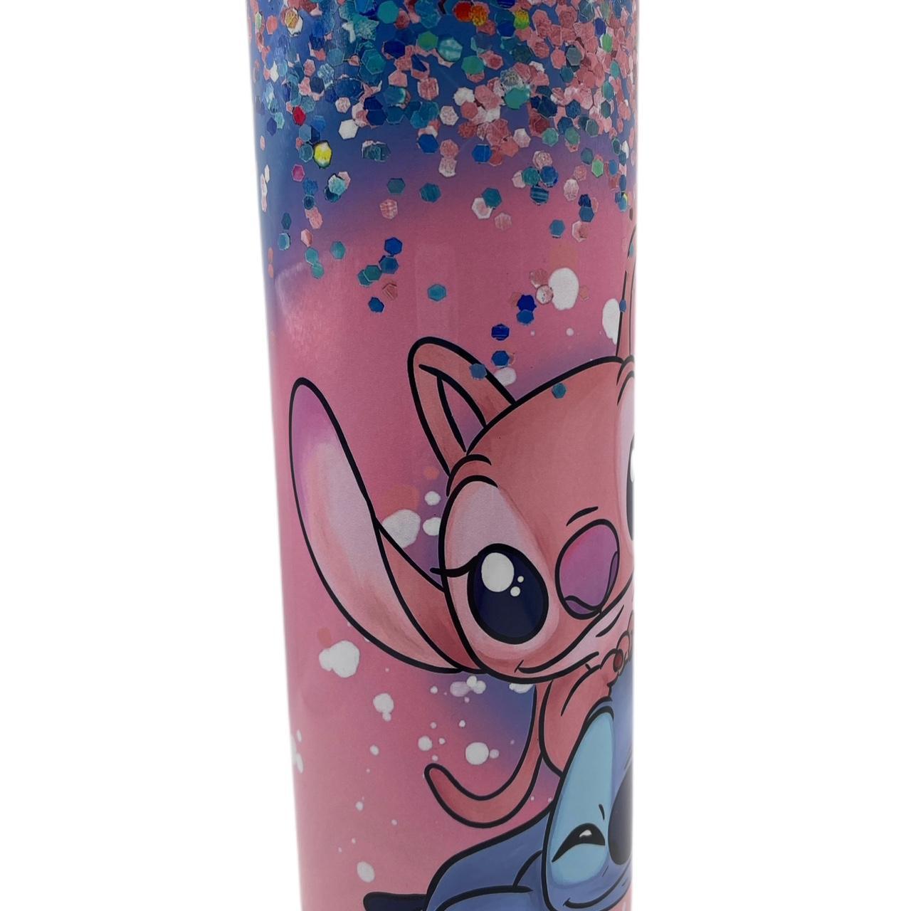 Stitch & Angel 20 OZ Tumbler Comes with a plastic - Depop