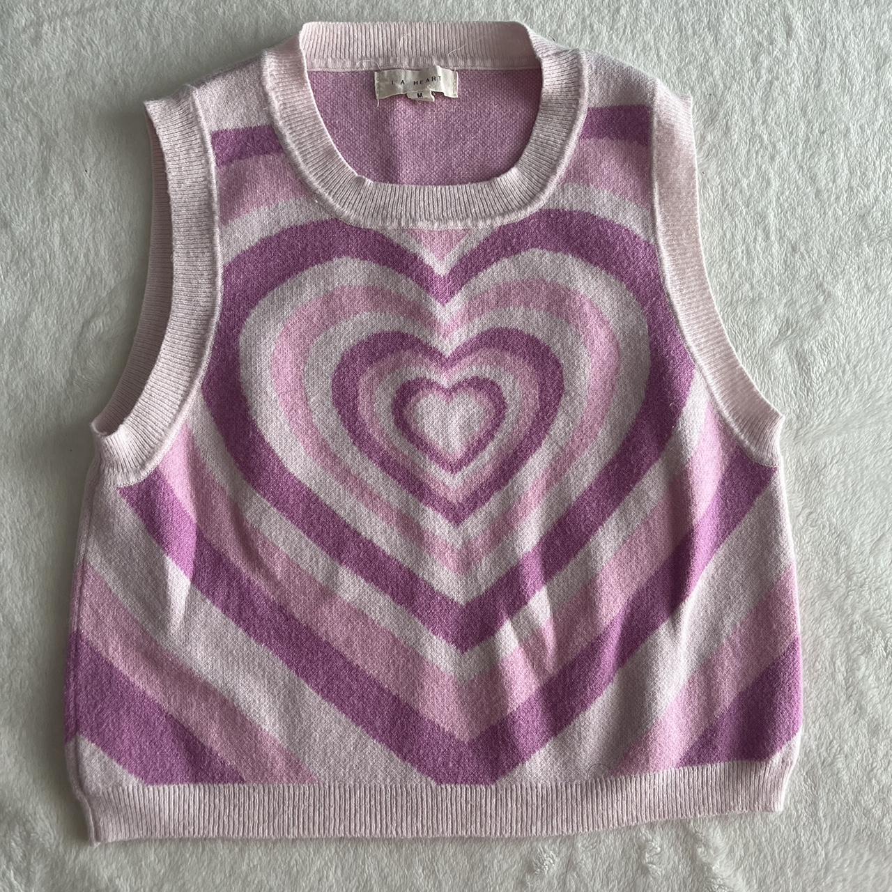 Super cute Pacsun heart vest! 💗 Perfect for any... - Depop