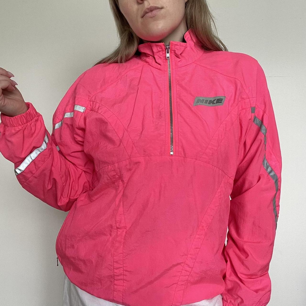 vintage pink nike windbreaker