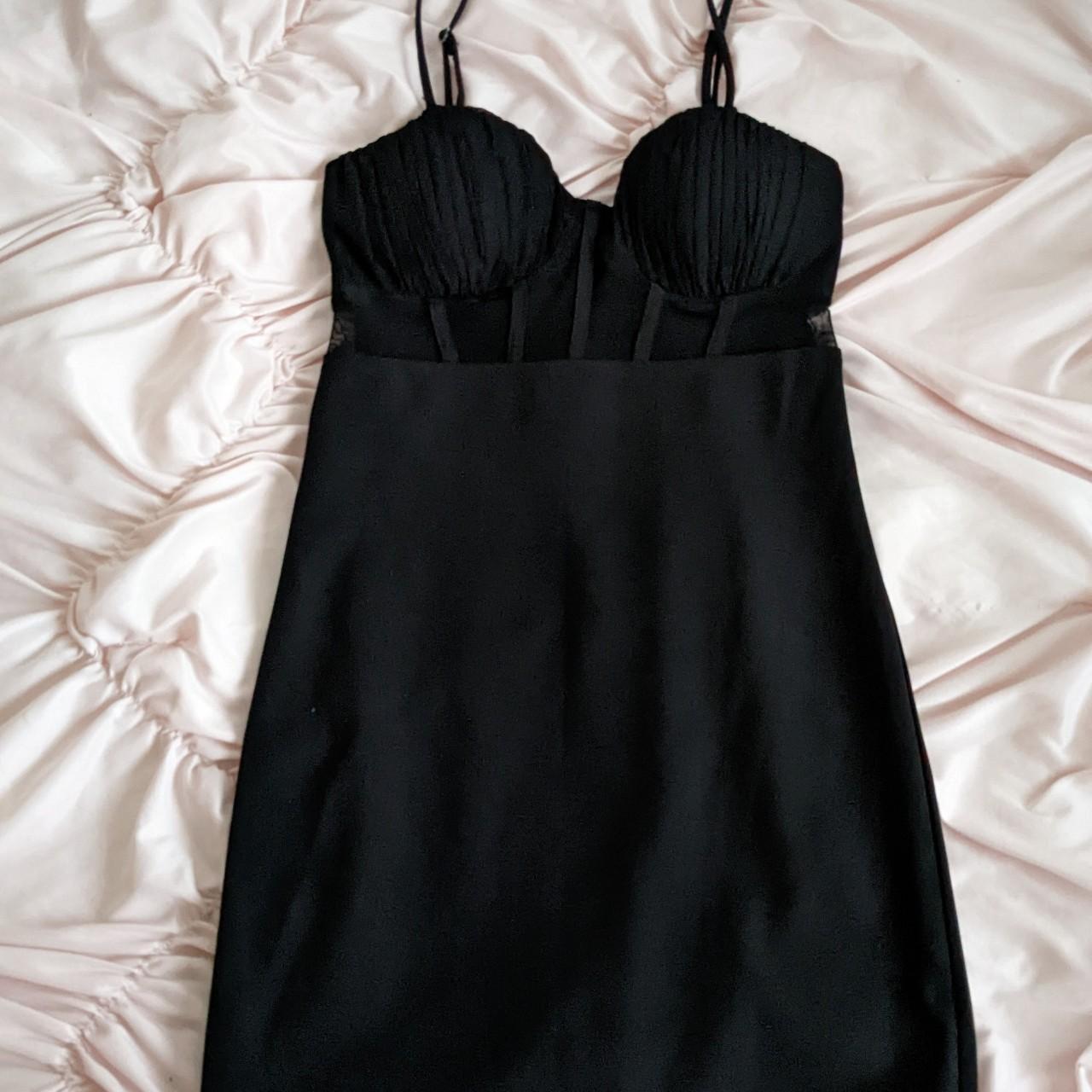 Crystal Doll Women's Black Dress | Depop