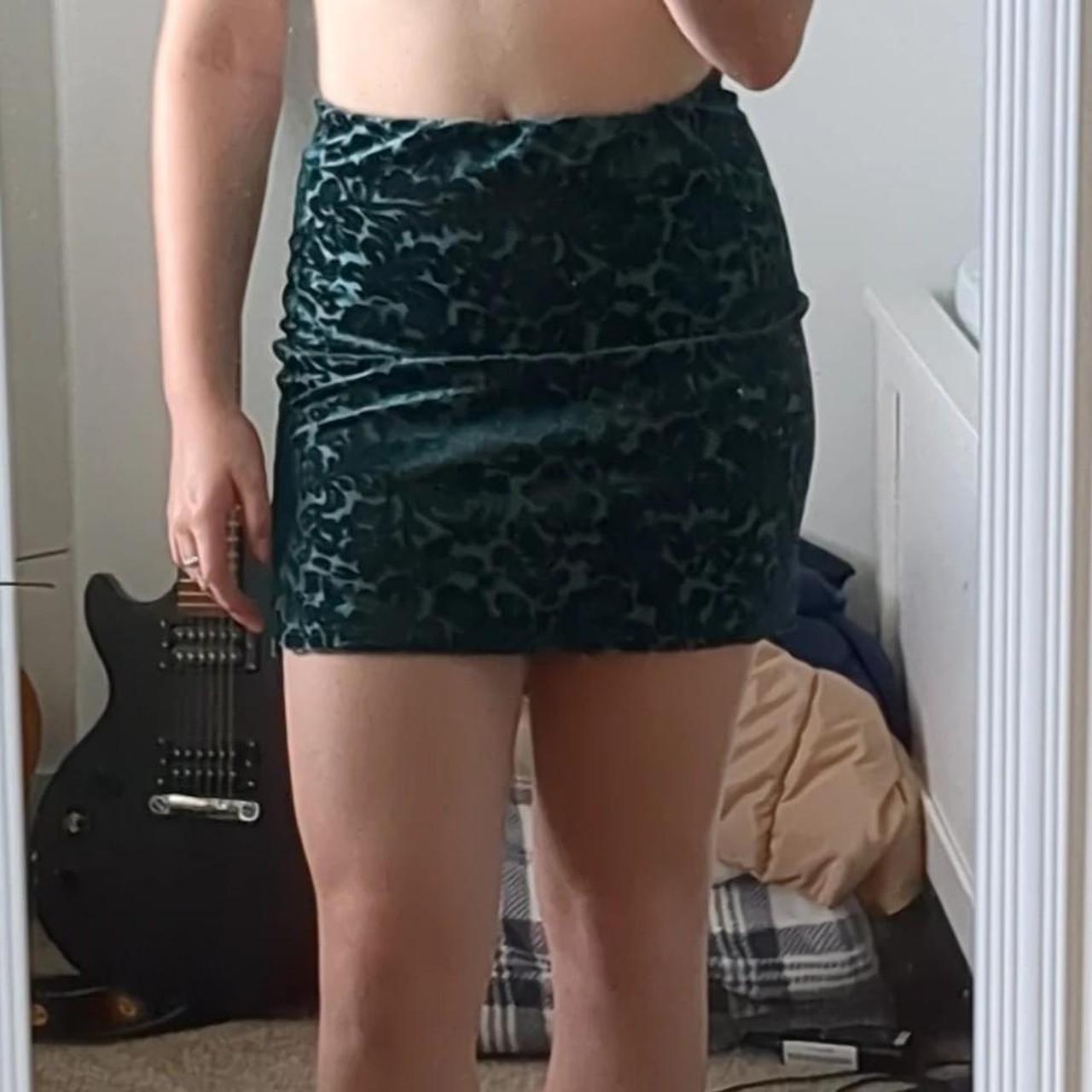 Live To Be Spoiled Women's Green Skirt