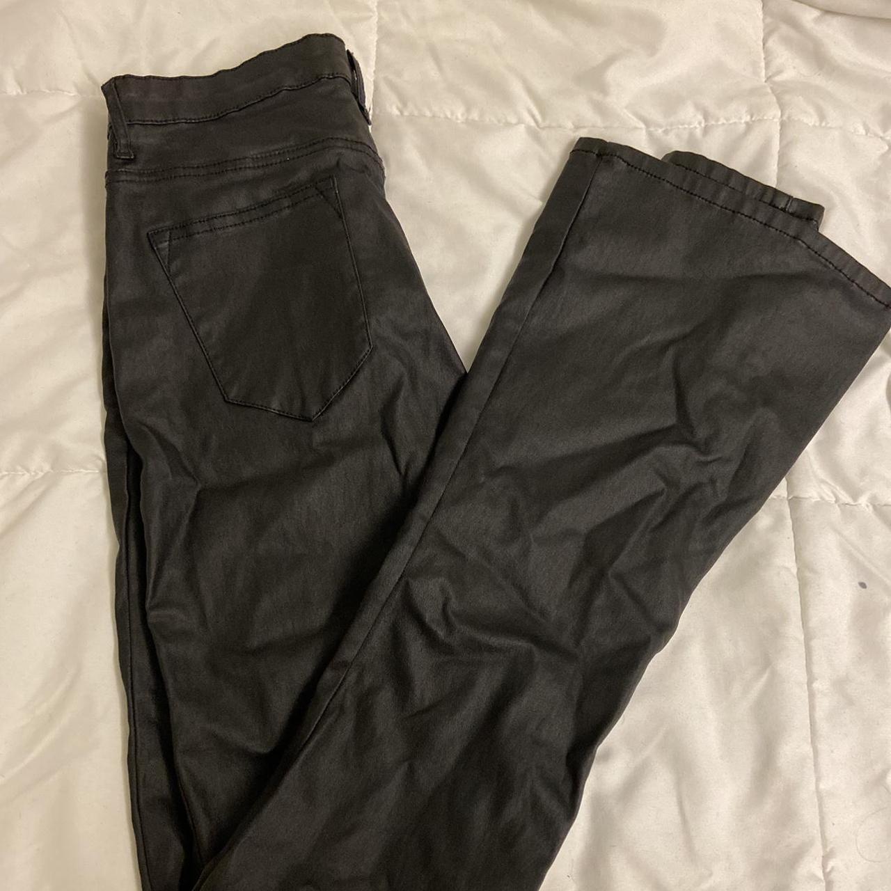 edikted - XL boot cut leather pants - Depop