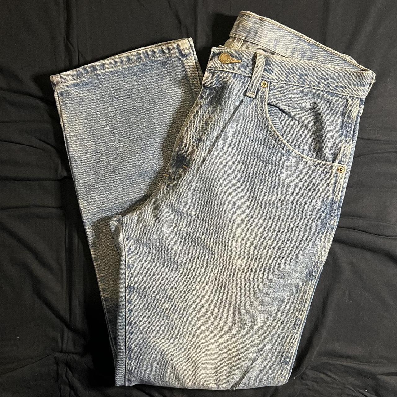 Wrangler Men's Blue and Navy Jeans