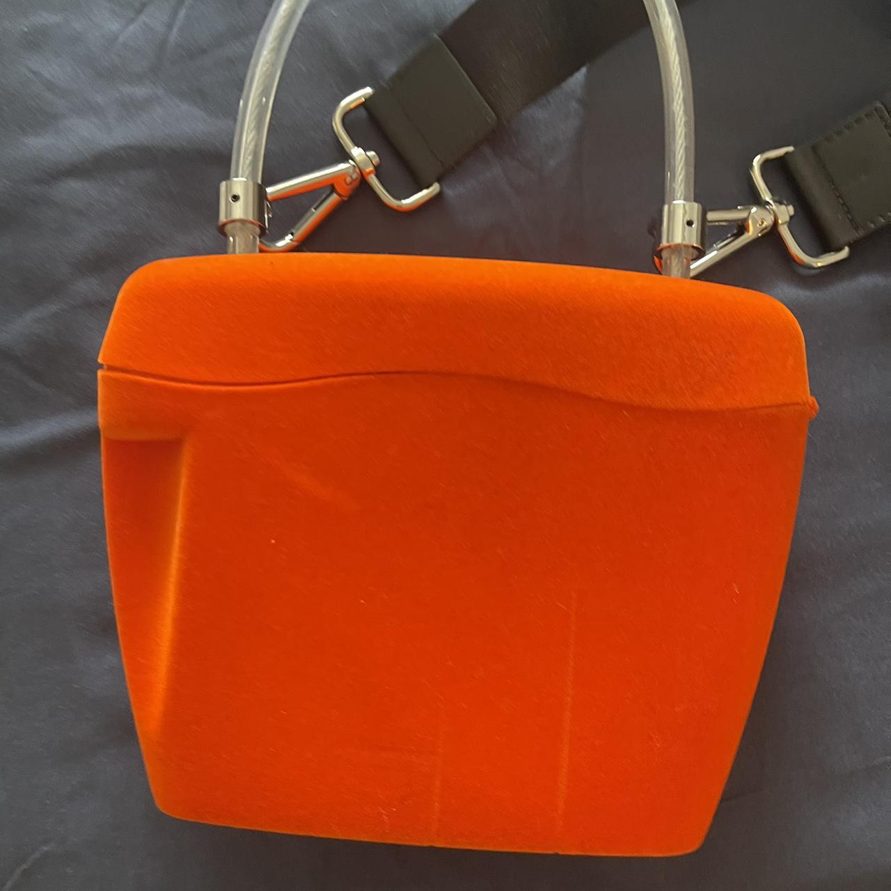 Orange palm angels padlock on sale bag