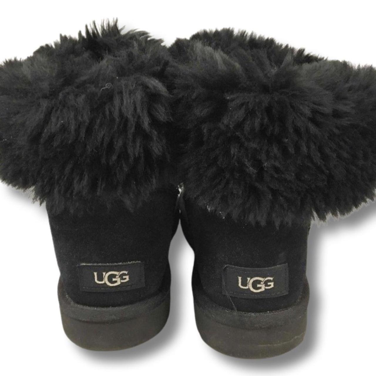 Black ugg boots with hotsell pom poms