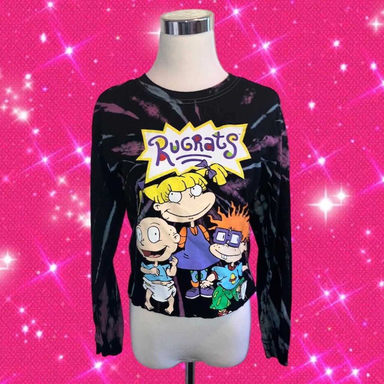 rugrats long sleeve crop top