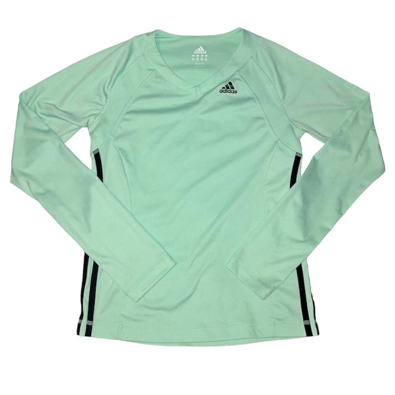 Mint green adidas on sale shirt