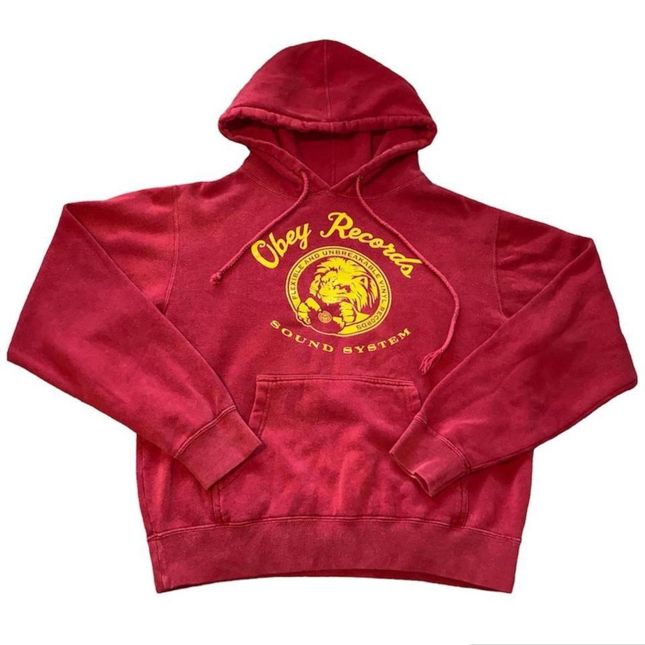 Obey records hoodie hotsell