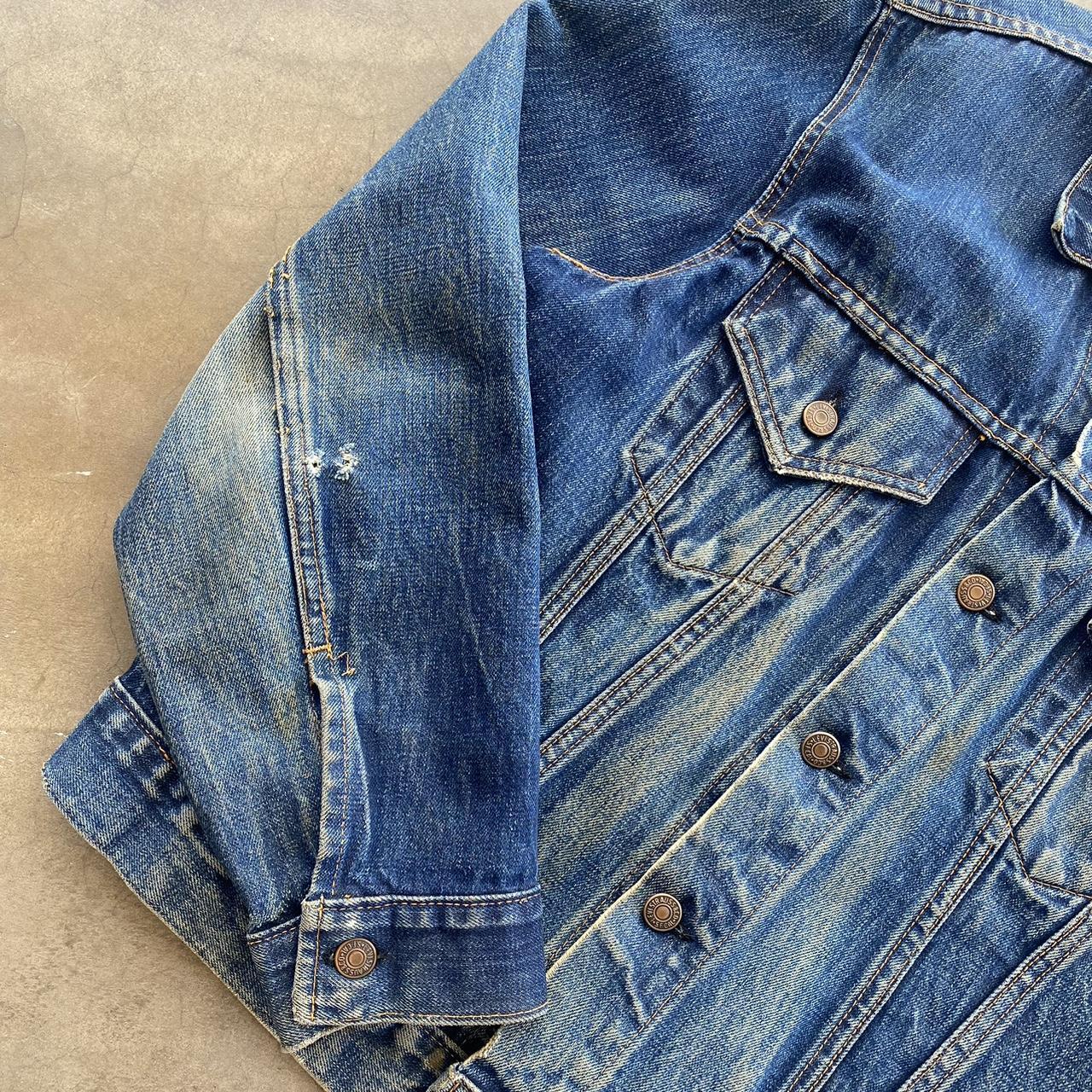 Vintage Late 60s Early 70s Levi’s Type 3 Big E... - Depop