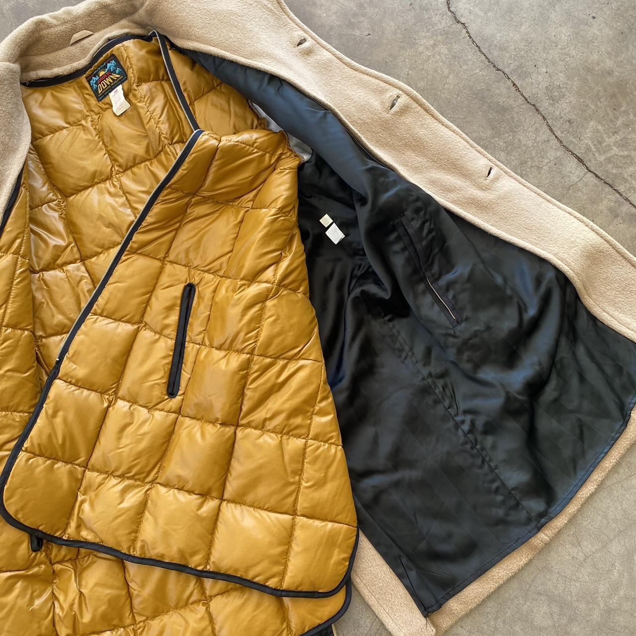Vintage Eddie Bauer Down Lined Leather Jacket -from - Depop