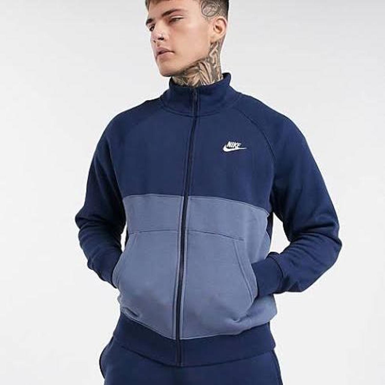 mens nike navy tracksuit