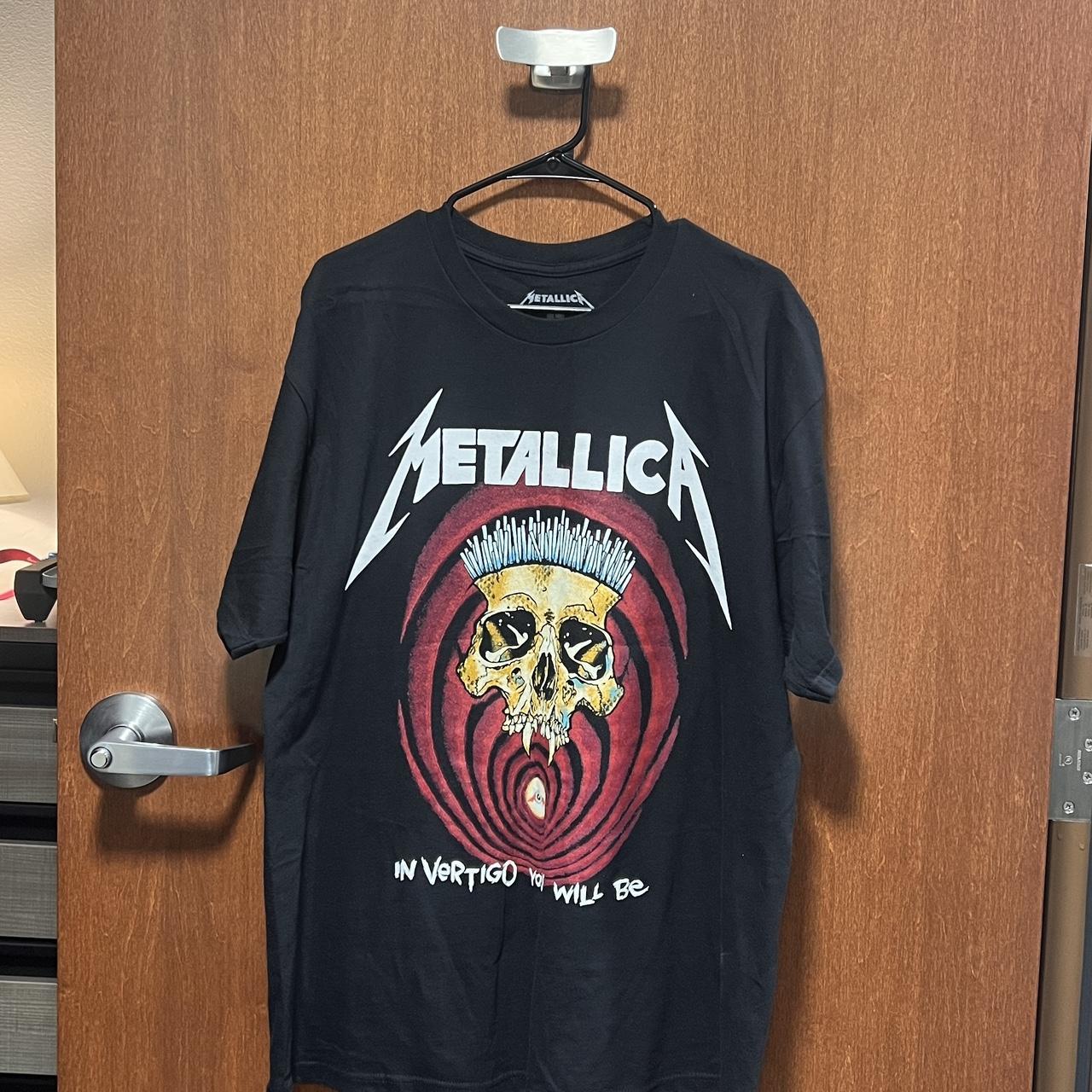 Metallica Giants game T shirt Fits kinda small but - Depop