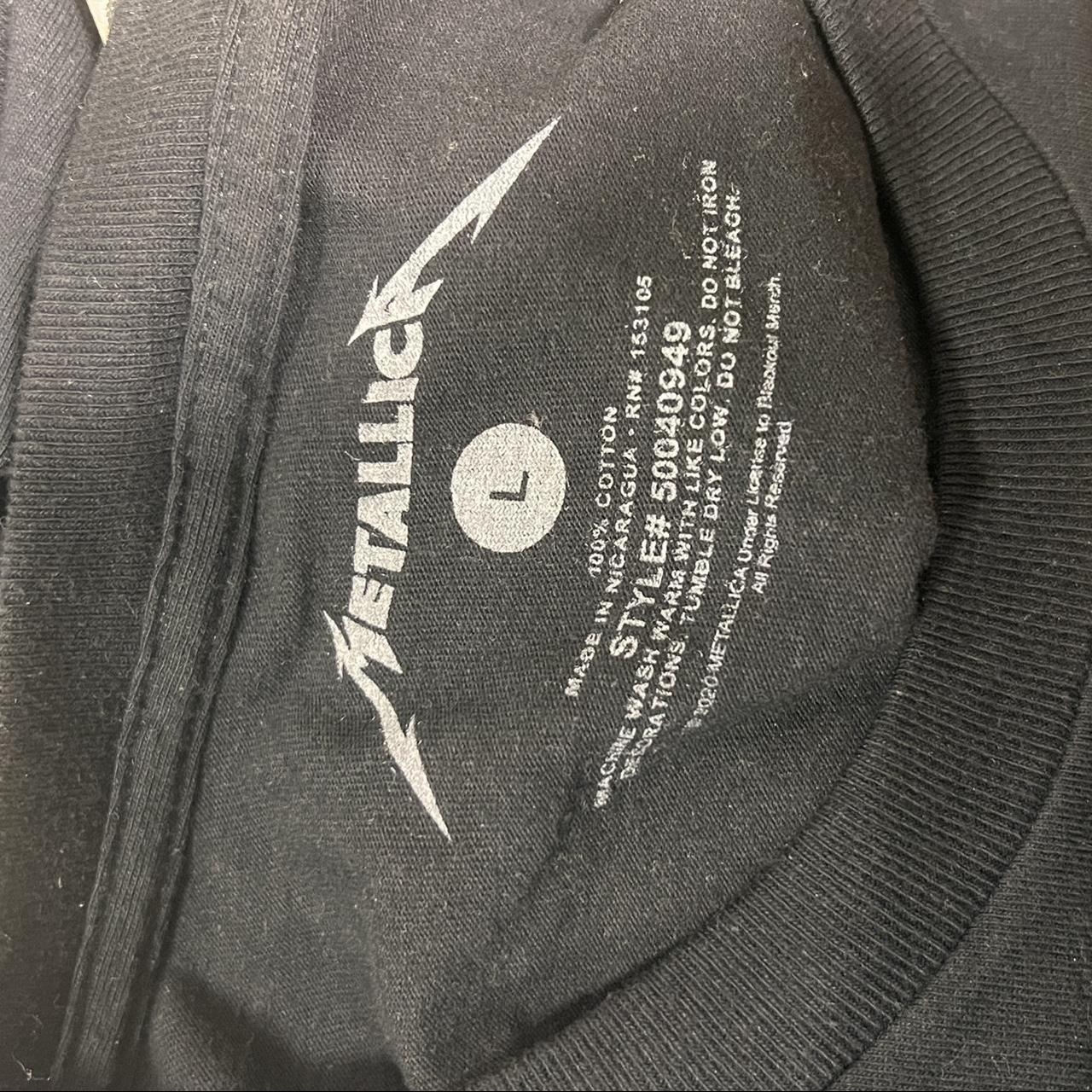 Metallica 20th anniversary t shirt Giant tag - Depop