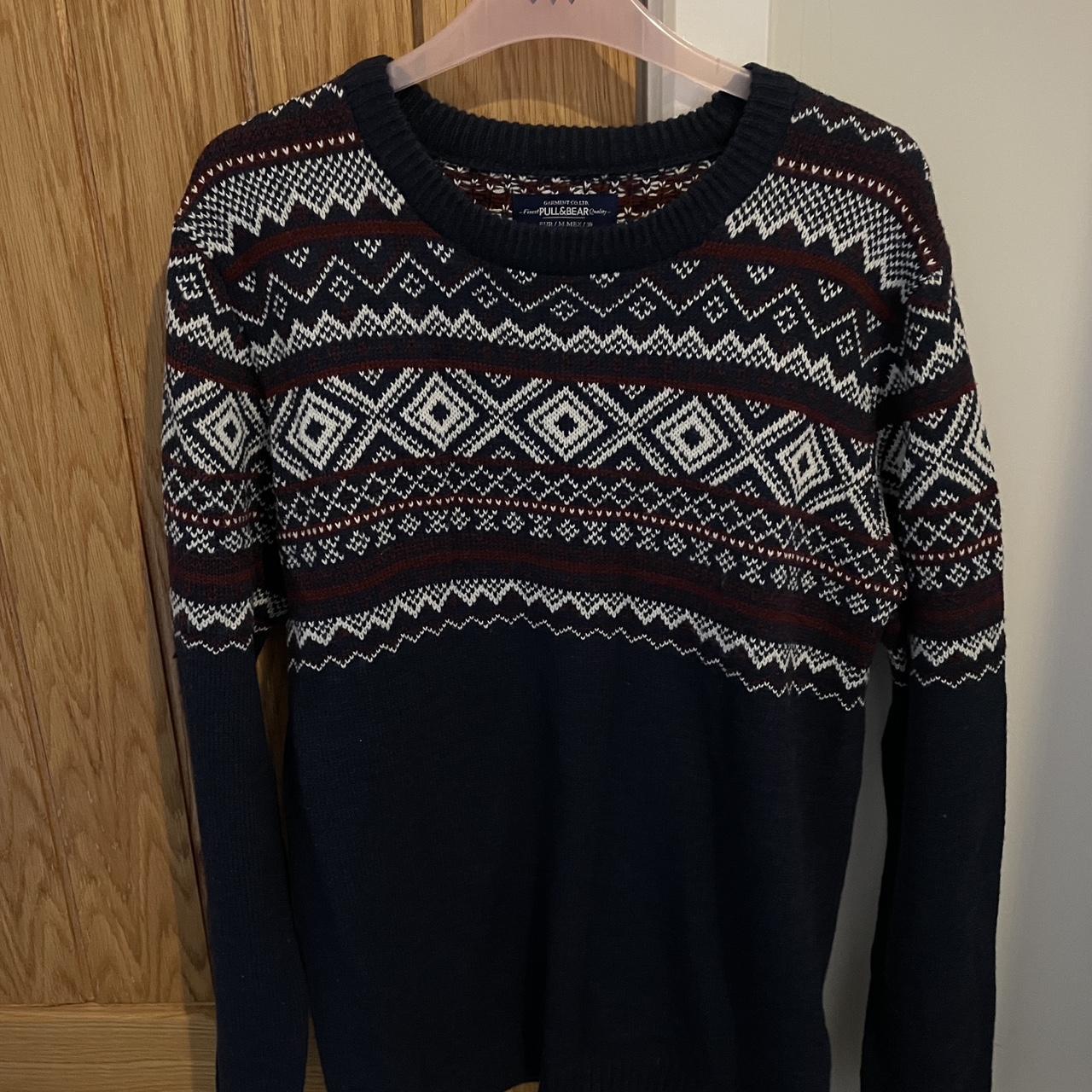 Pull & Bear Medium Navy #Xmas #Christmas Jumper - Depop