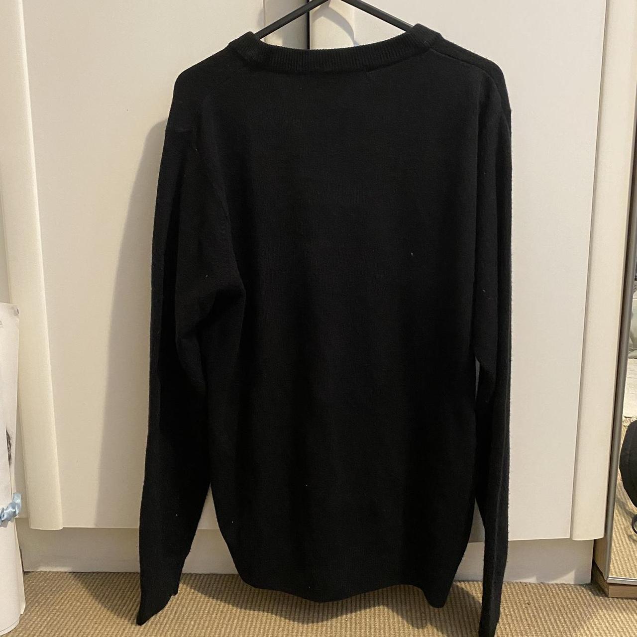 Fred Perry v neck jumper 100% cashmere Would fit... - Depop