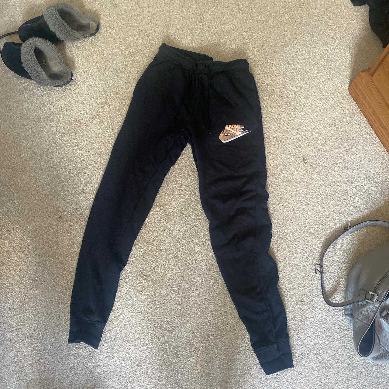 double nike tick joggers