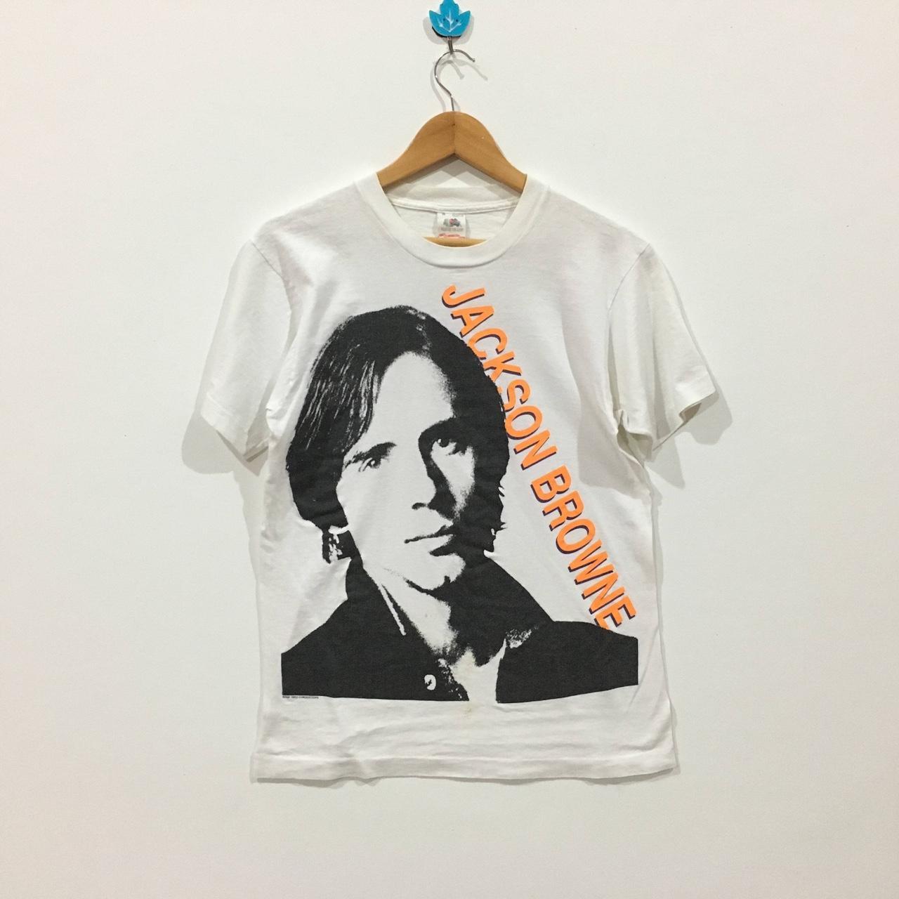 Vintage !!! Rare vintage 80s jackson browne // world... - Depop