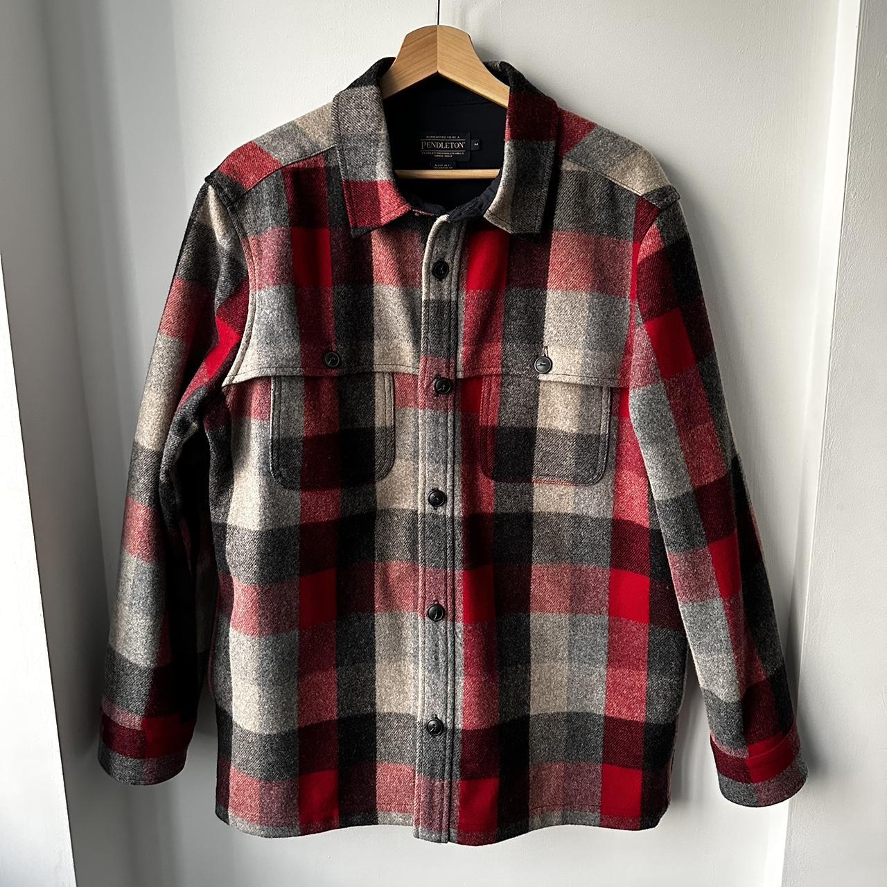 Pendleton Men's Red Coat Depop