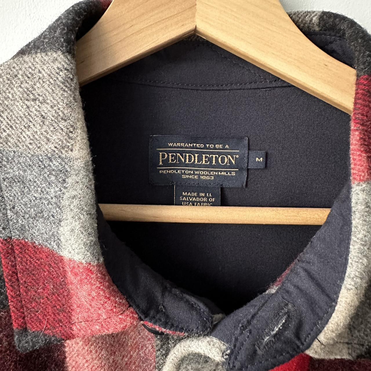 Pendleton Men's Red Coat Depop