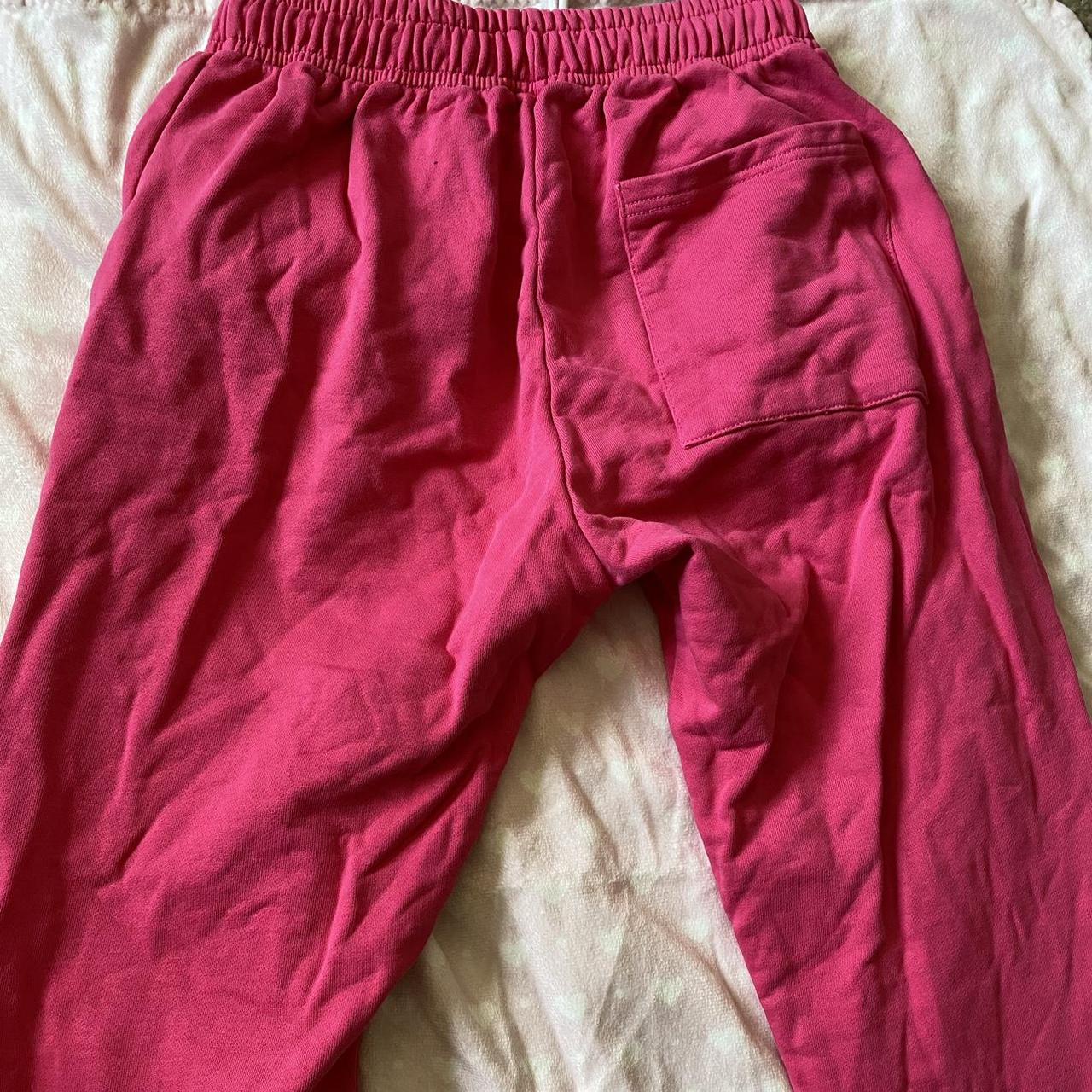 - Pink Spider Sweatpants - Good Quality - Size :... - Depop