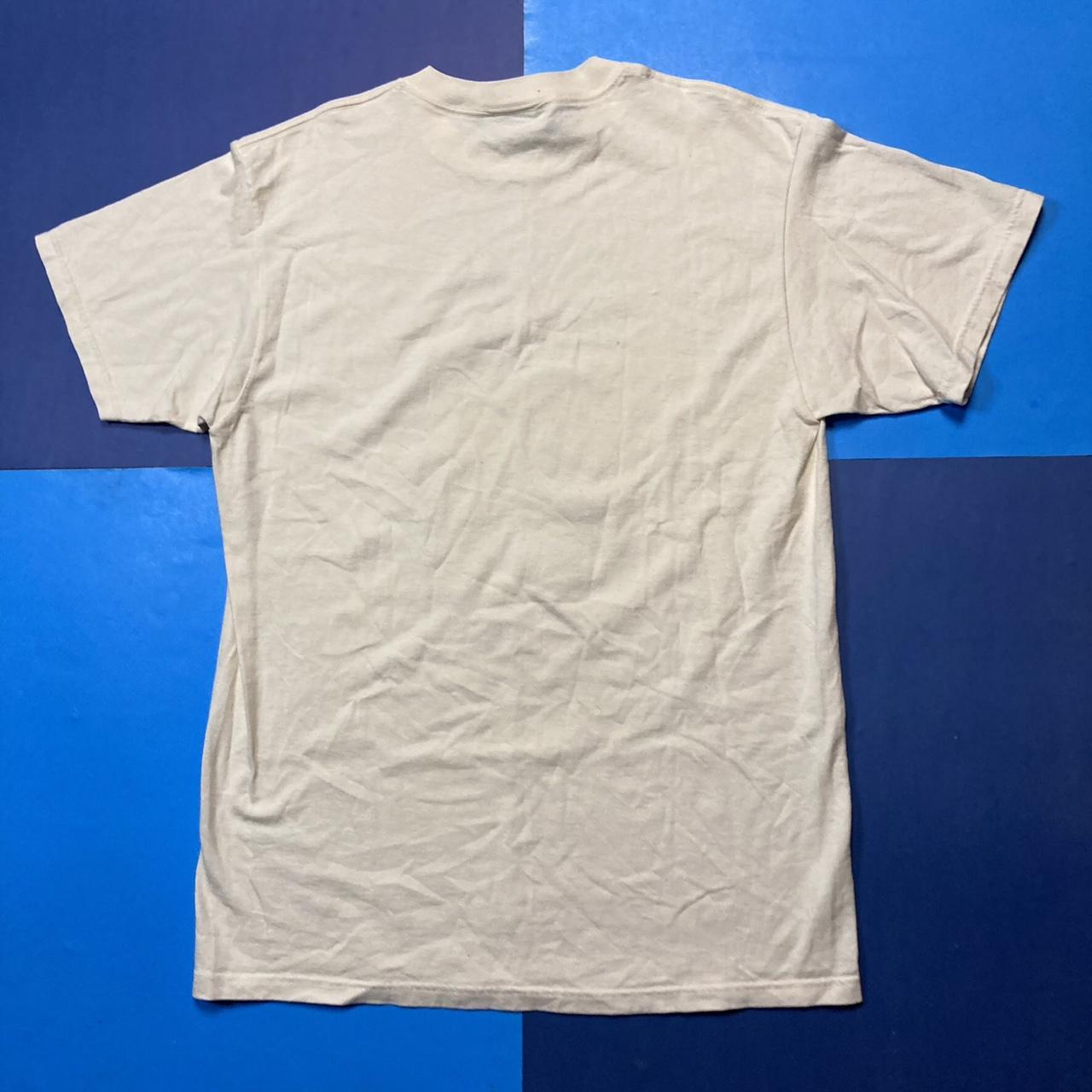 American Vintage Men's Cream T-shirt | Depop