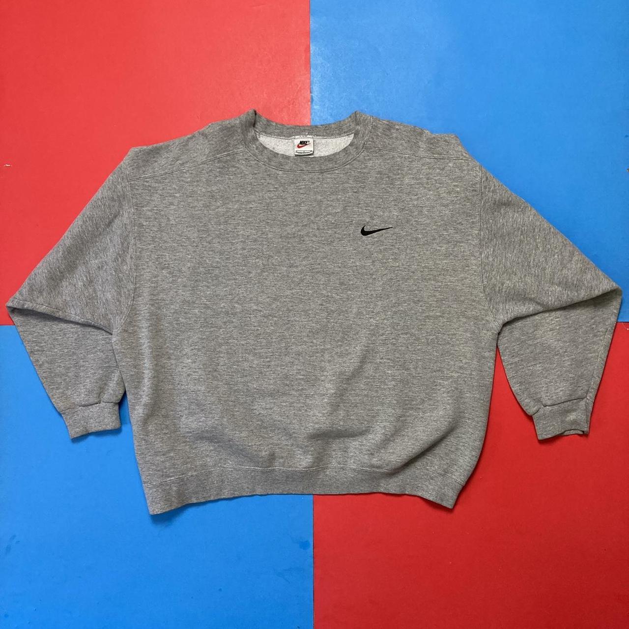 Vintage 90s best sale nike swoosh sweatshirt