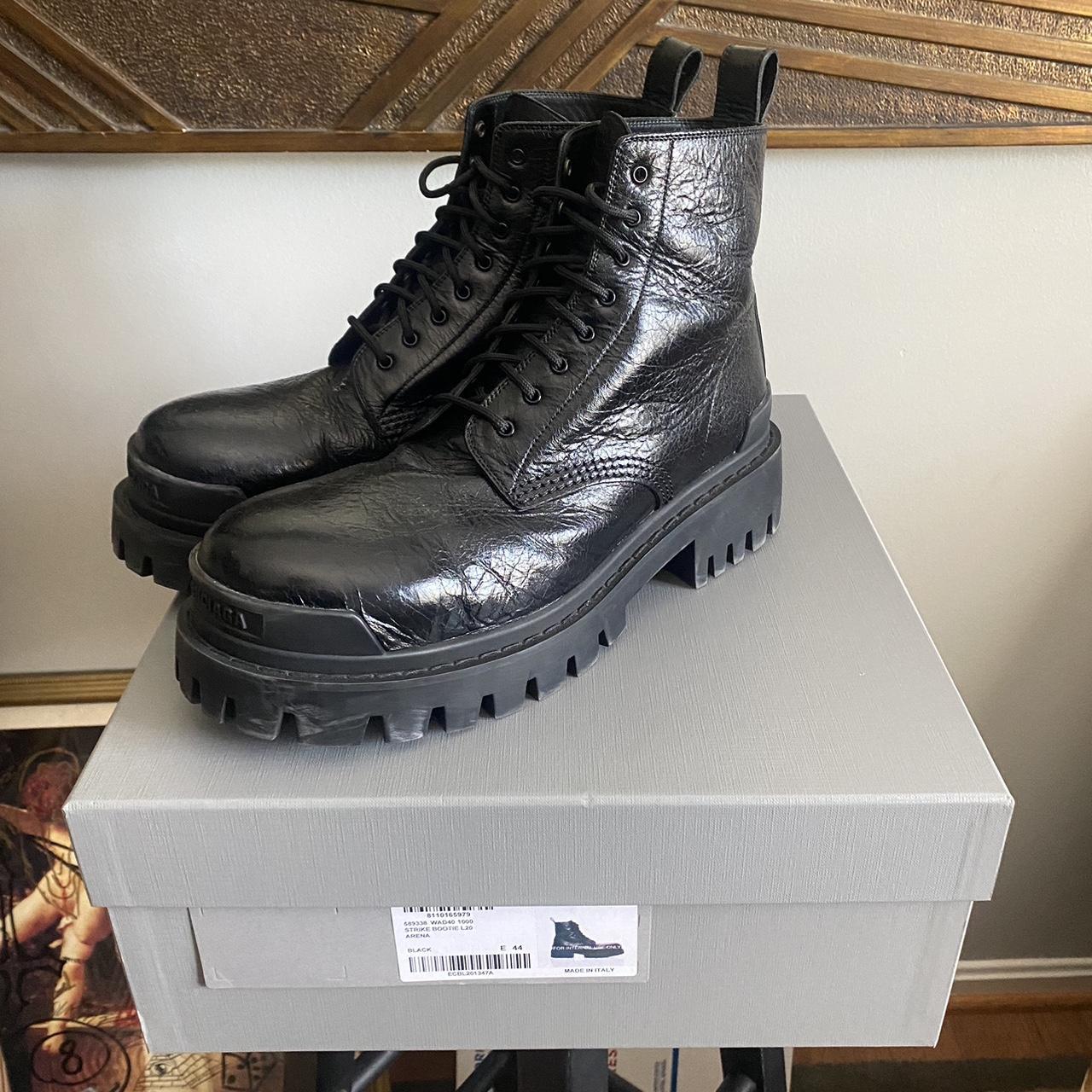 Balenciaga Men's Black Boots | Depop