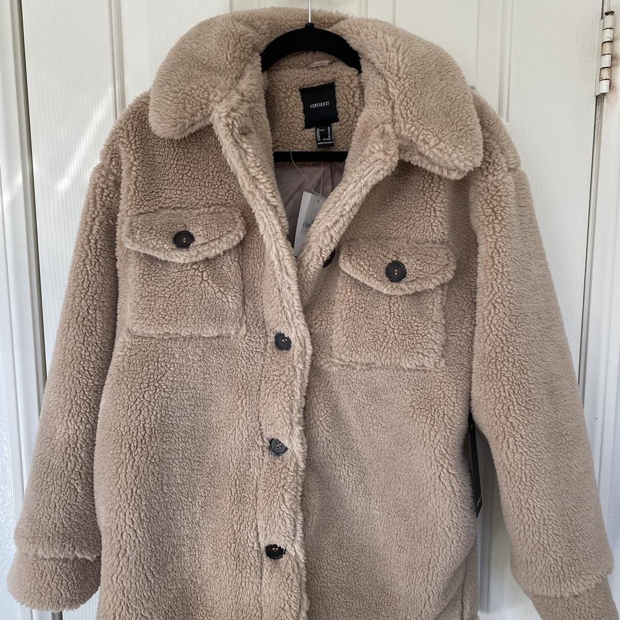 Forever 21 bear coat hotsell