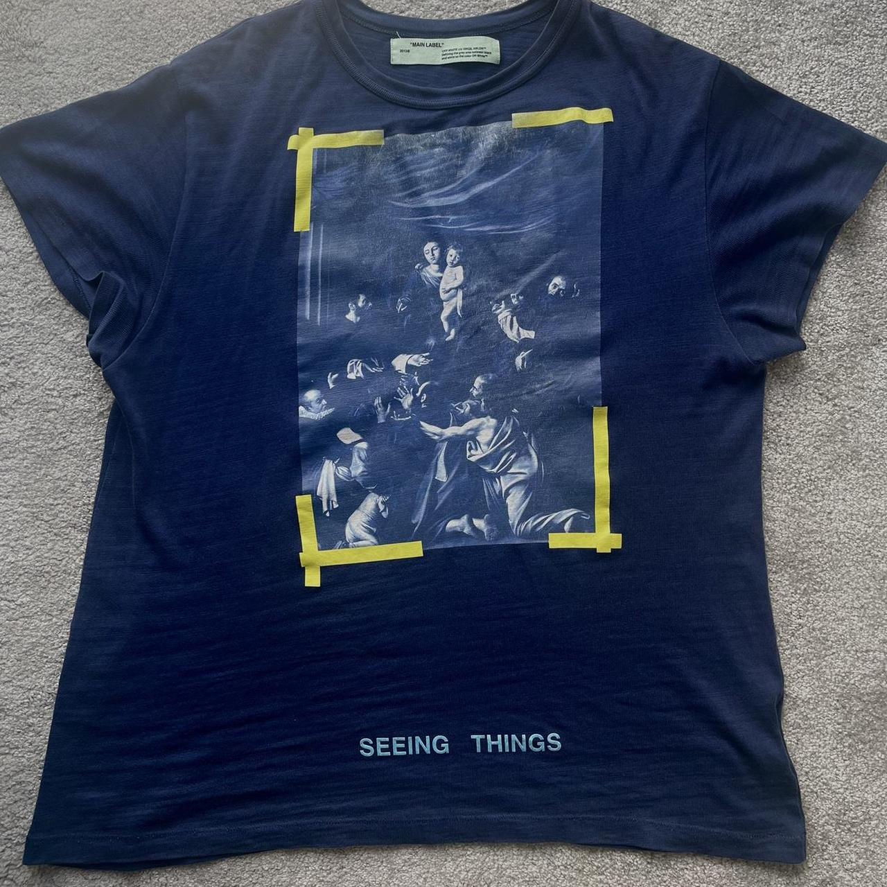 Caravaggio Off White Seeing Things Tee 2013 Off White Outlet Shirt