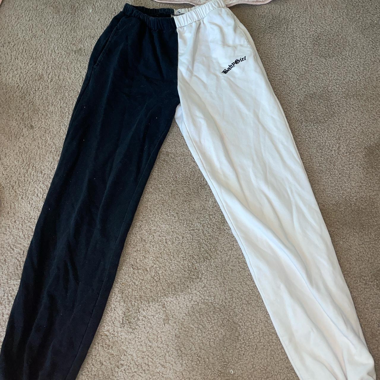 Adika black discount and white sweatpants