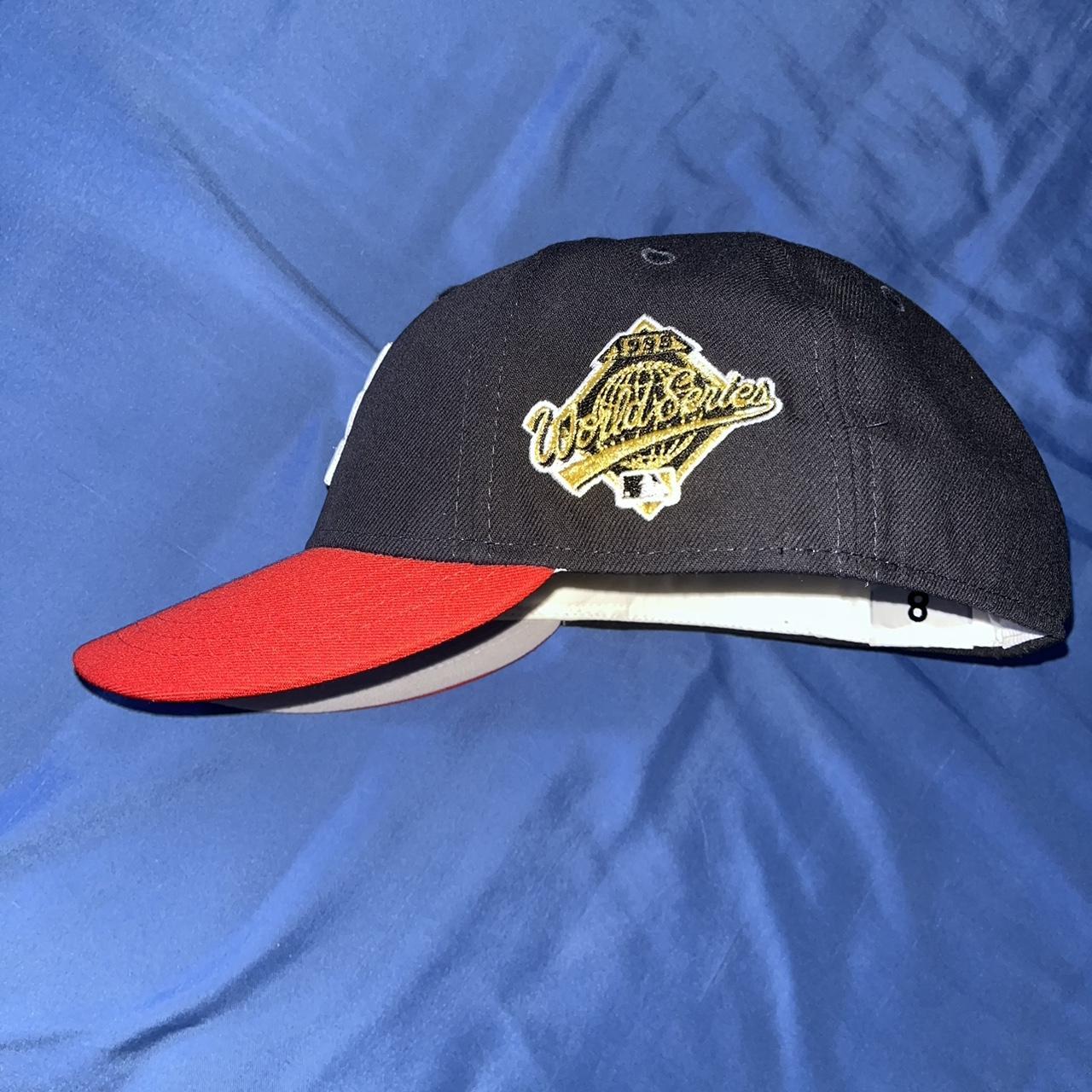 Atlanta braves 1995 world series baseball cap worn - Depop