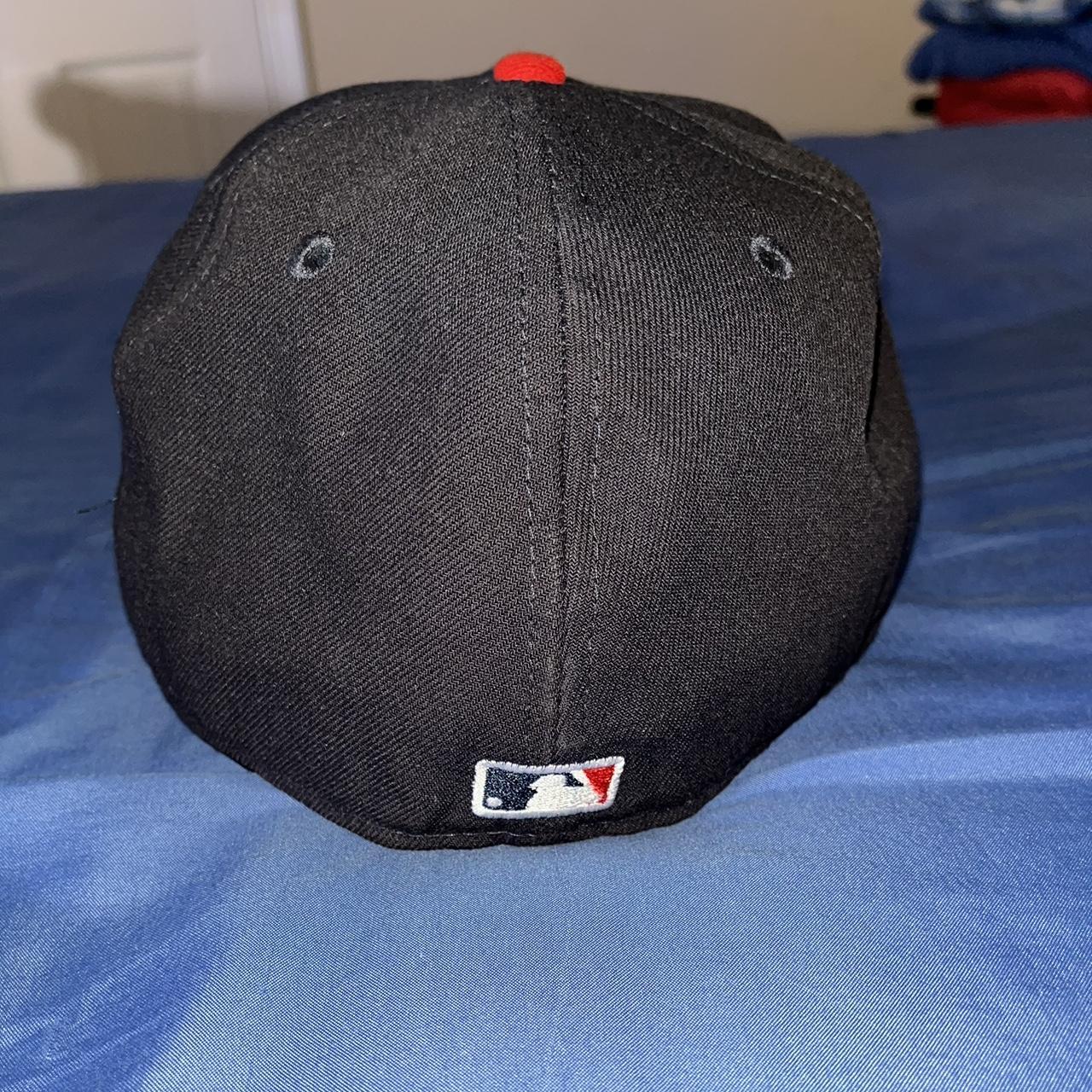 New Era Atlanta Braves Fitted Hat Size 7 3/8 or 58.7cm - Depop