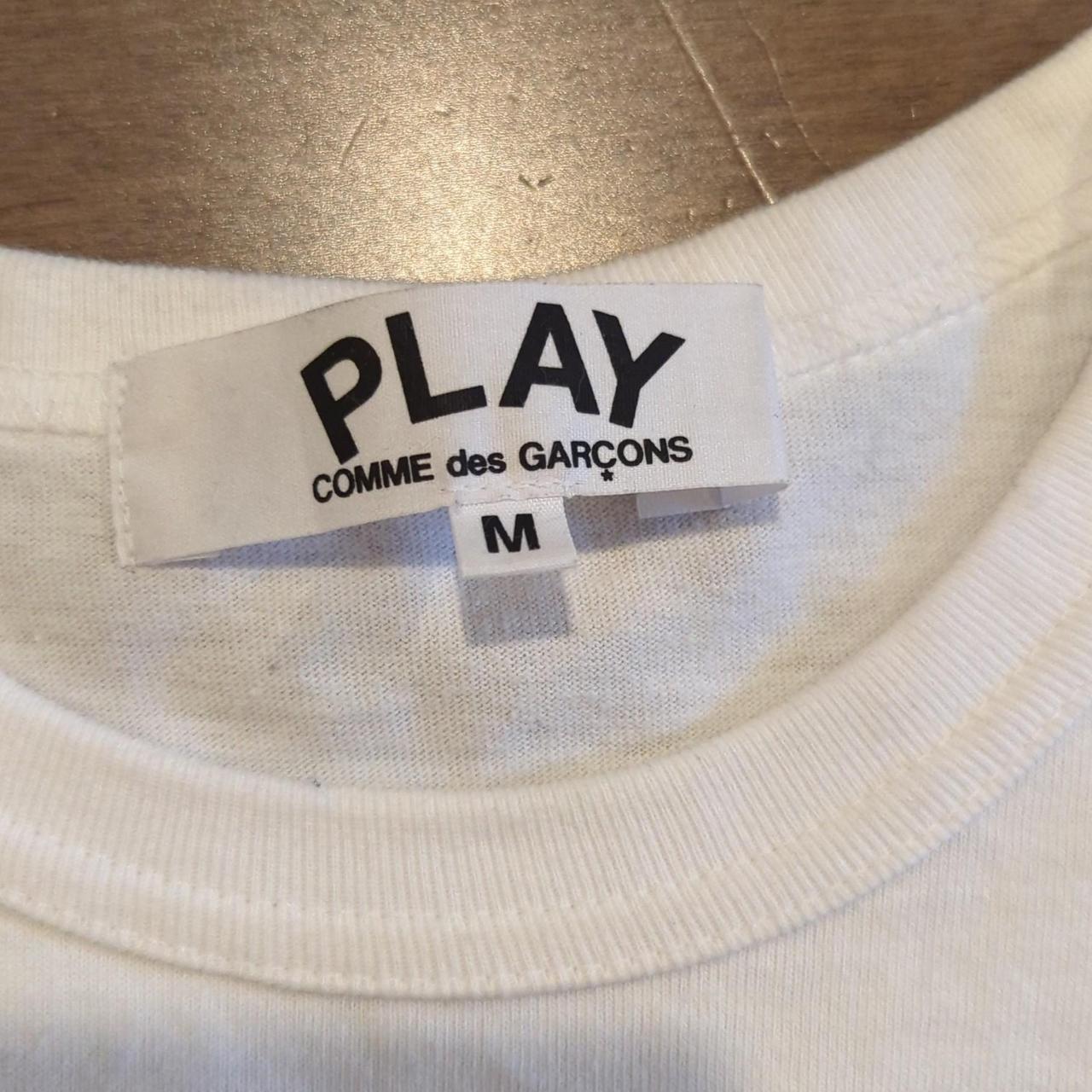 Comme des Garçons Play Women's White T-shirt (2)