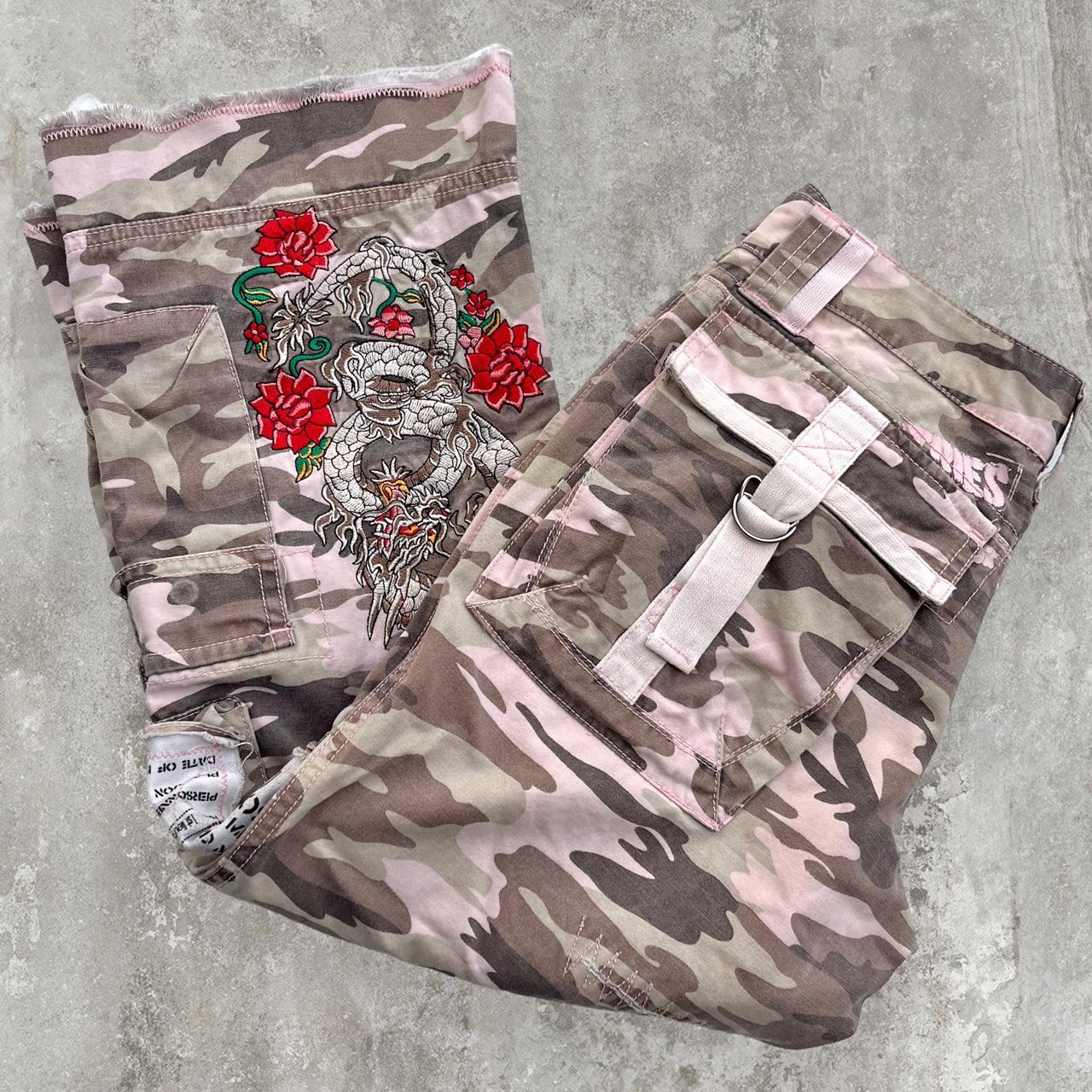 Camouflage hot sale capris women's