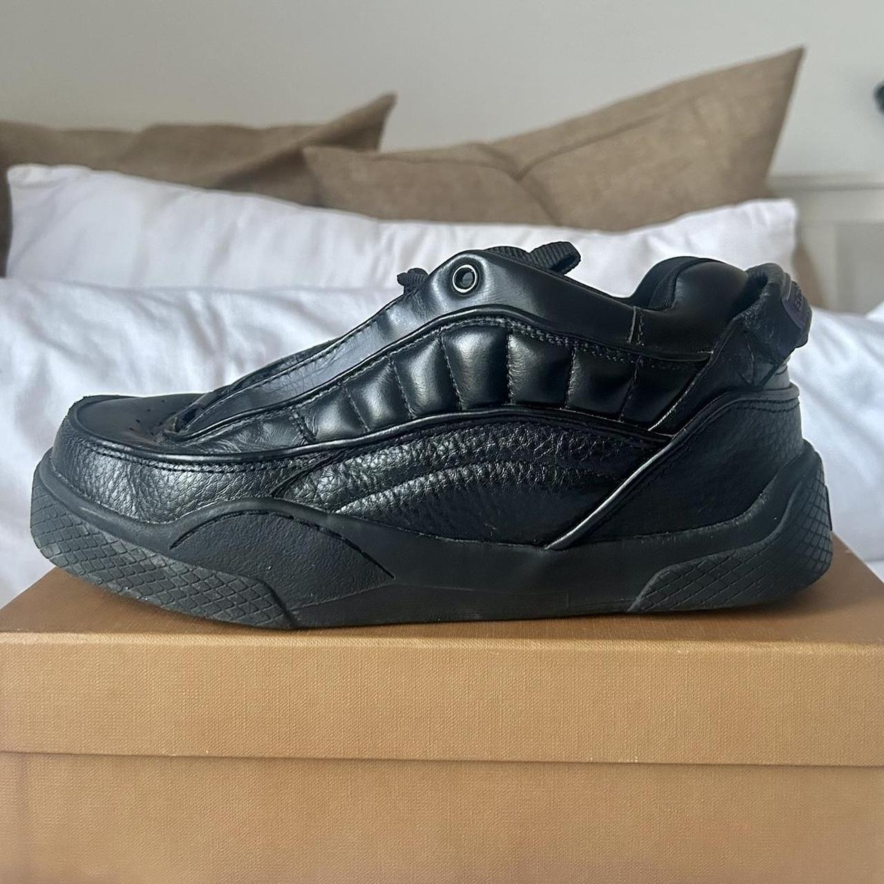 EYTYS Black Harmony Trainers. Real Leather, 2000s... - Depop