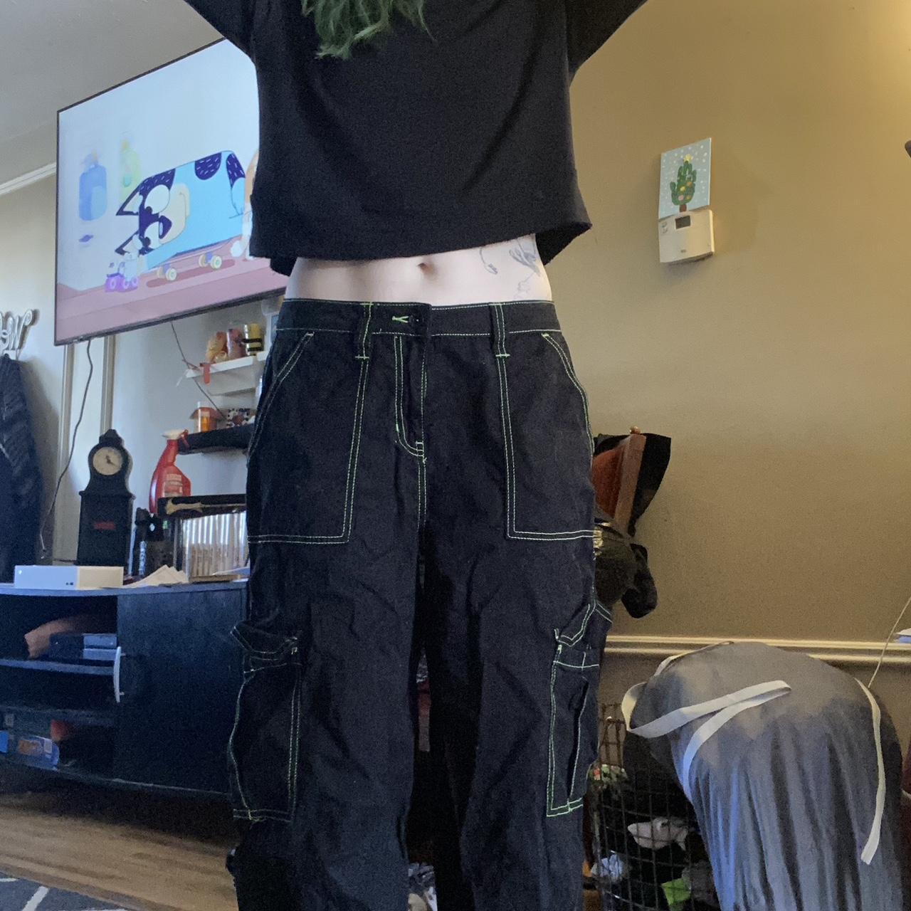 NEW Hottopic black tripp pants size 1 goth punk skater