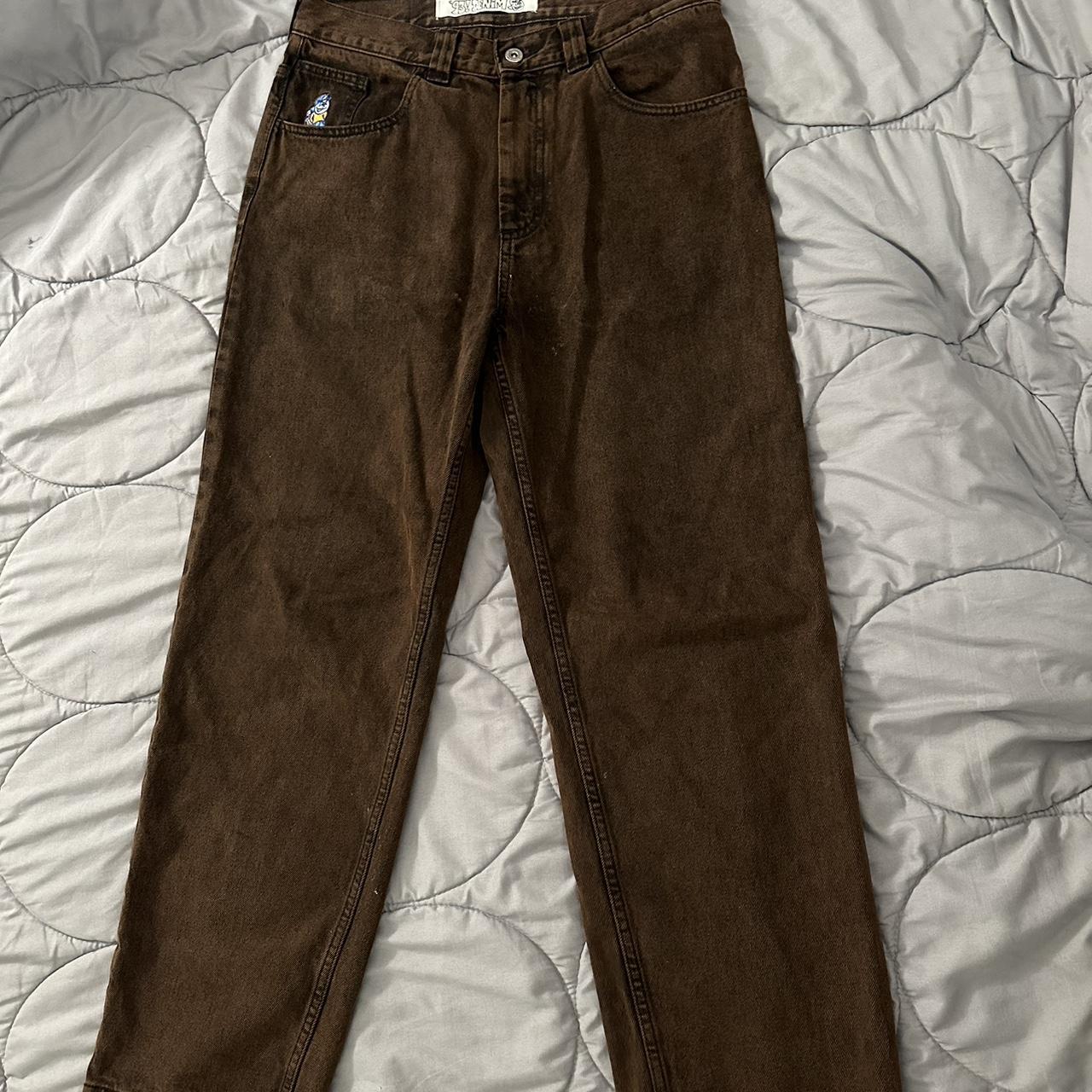 Polar '93! jeans in a brown/black! Size Depop