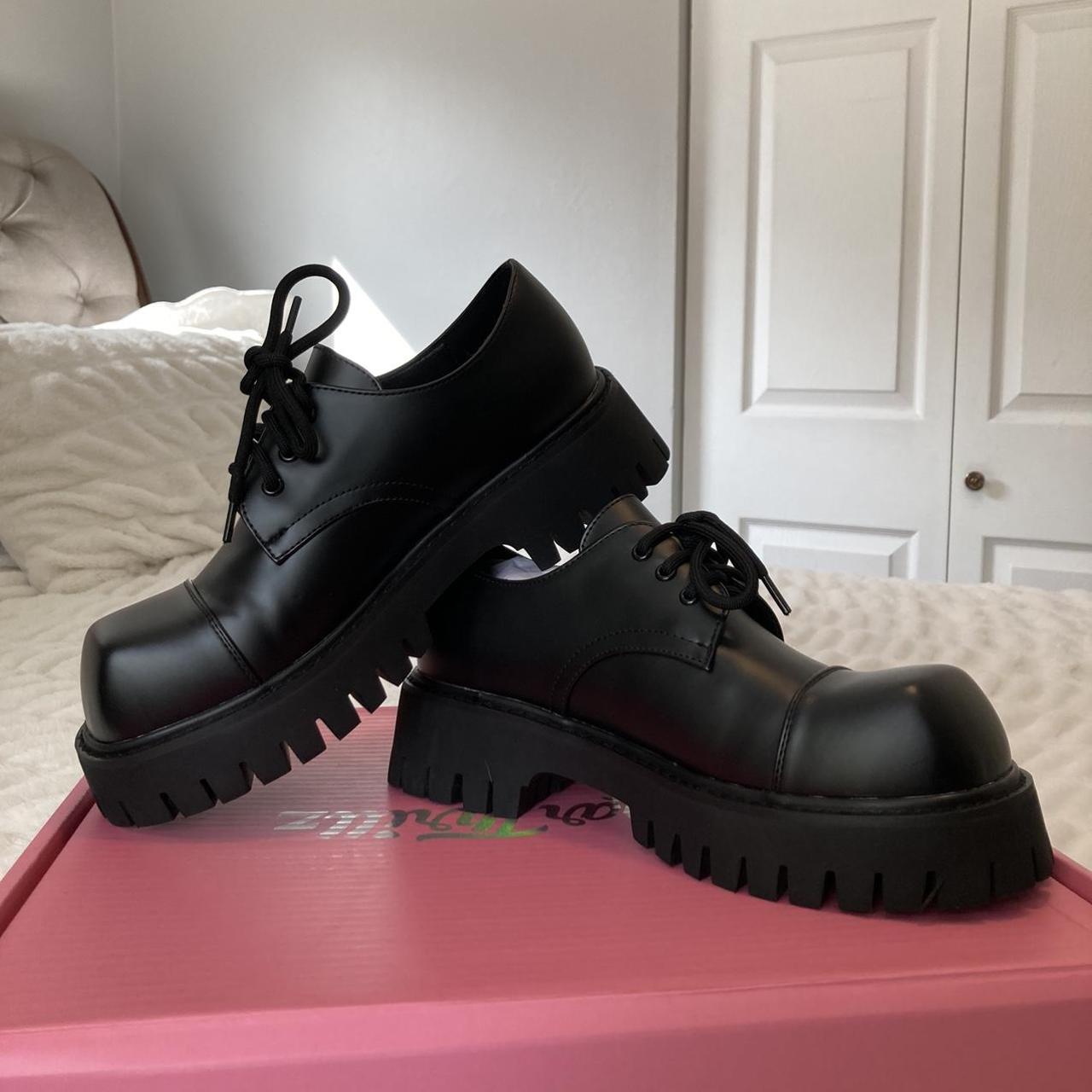 Koi Oxford shoes brand new size 8 chunky... Depop