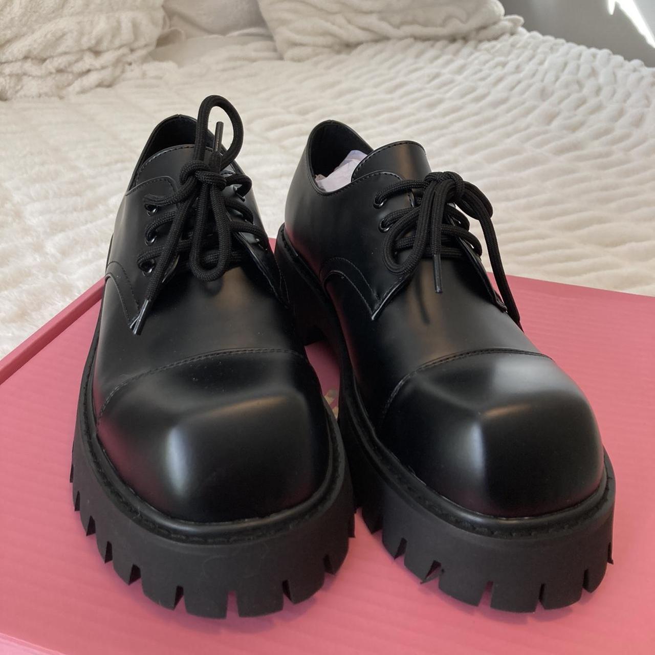 Koi Oxford shoes brand new size 8 chunky... Depop