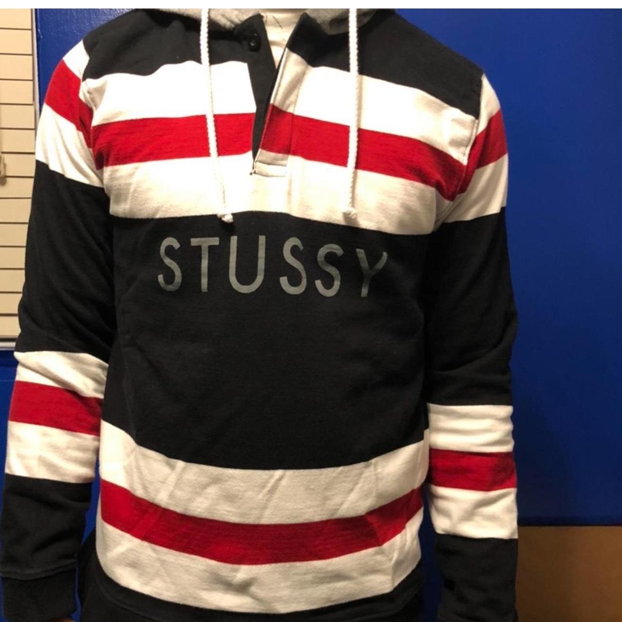 Stussy deals rugby hoodie