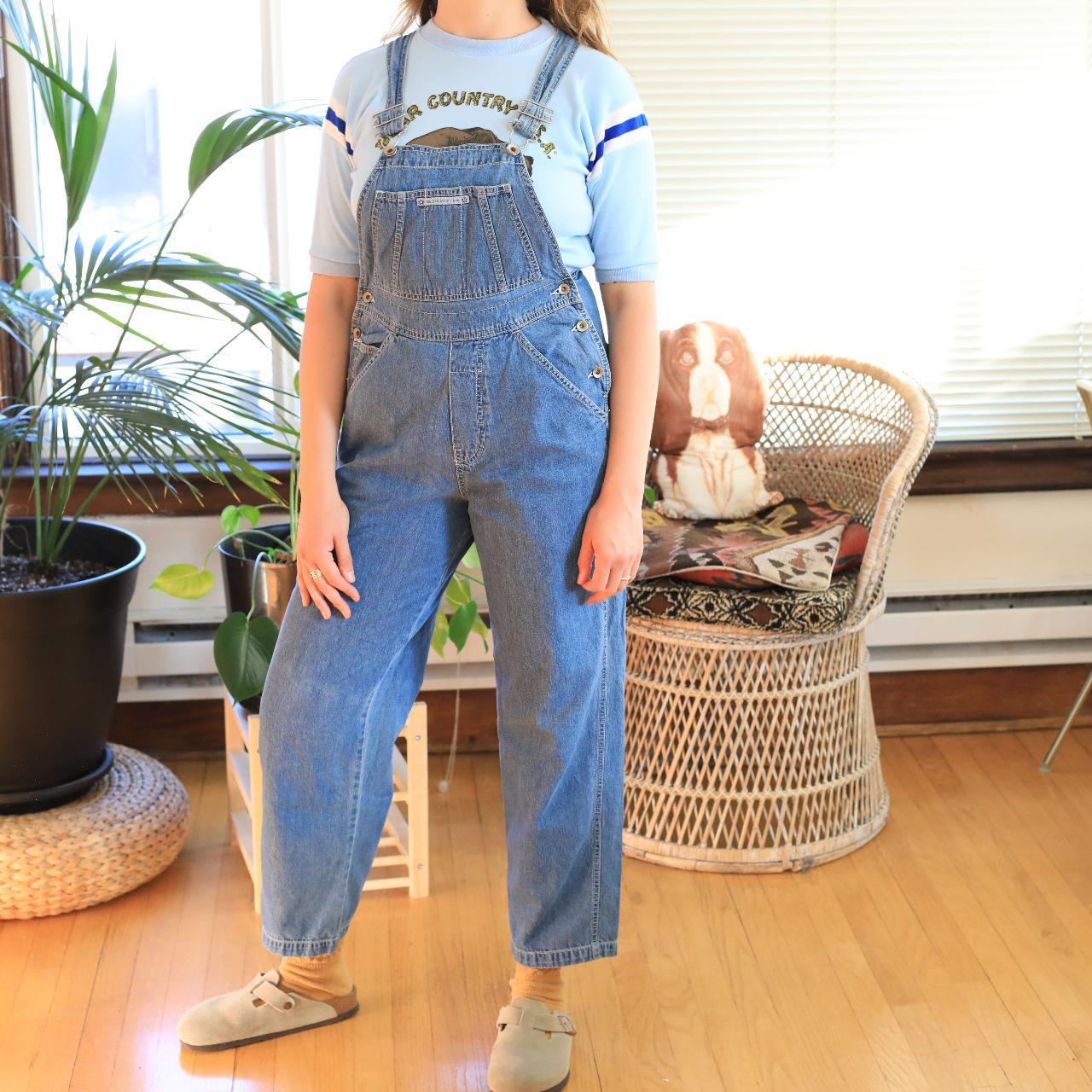 Old Navy Denim Overalls Y2K Sumer Skater Vintage 🔵 | Depop
