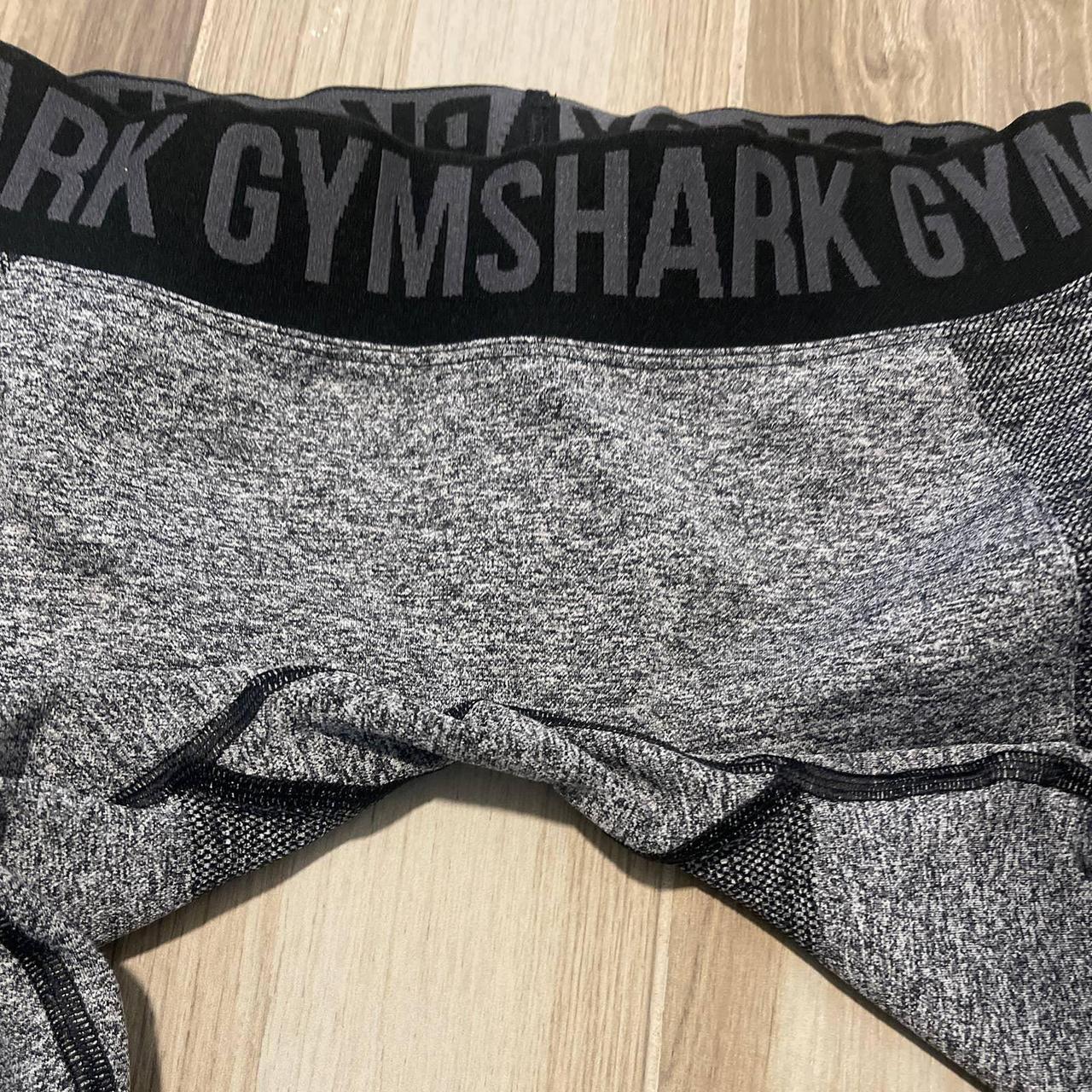 Gymshark Flex Low Rise Leggings - Black Marl/Charcoal